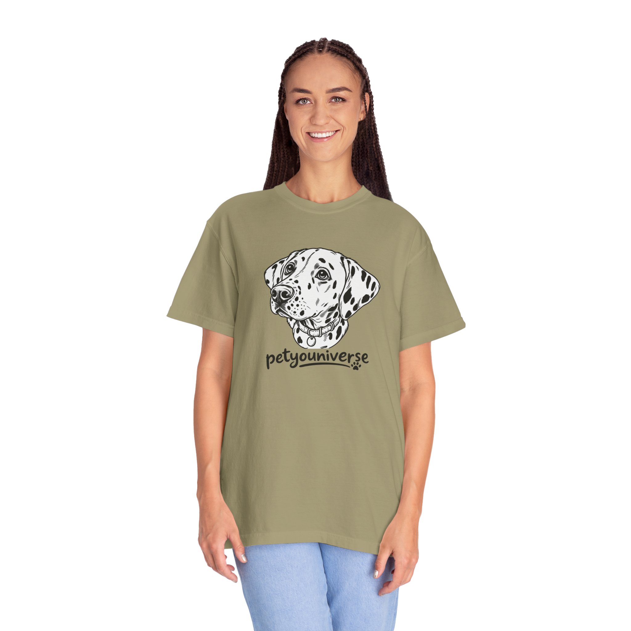 Dalmatian Portrait T-Shirt — "PetYoUniverse" Graphic Tee - Image 23