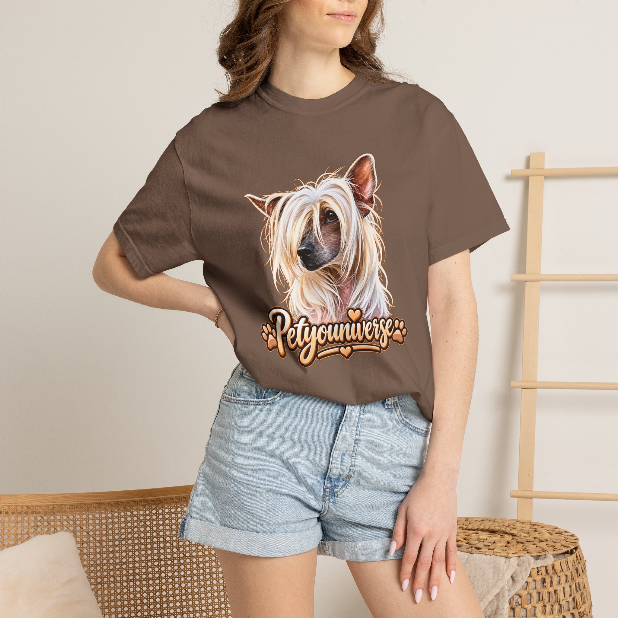 PetYouniverse Chinese Crested Dog T-Shirt — Cute Pet Portrait Tee - Image 47