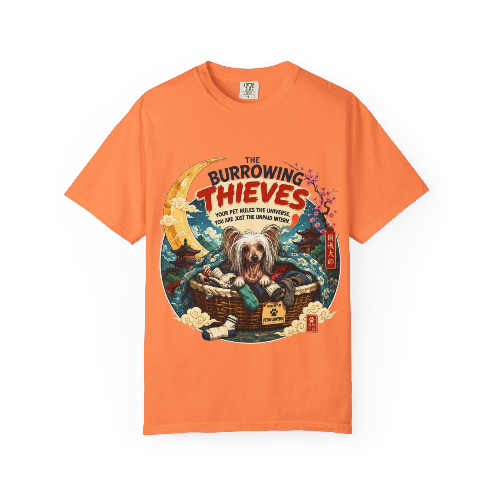 T-Shirt — The Burrowing Thieves Vintage Dog Treasure Chest Graphic Tee