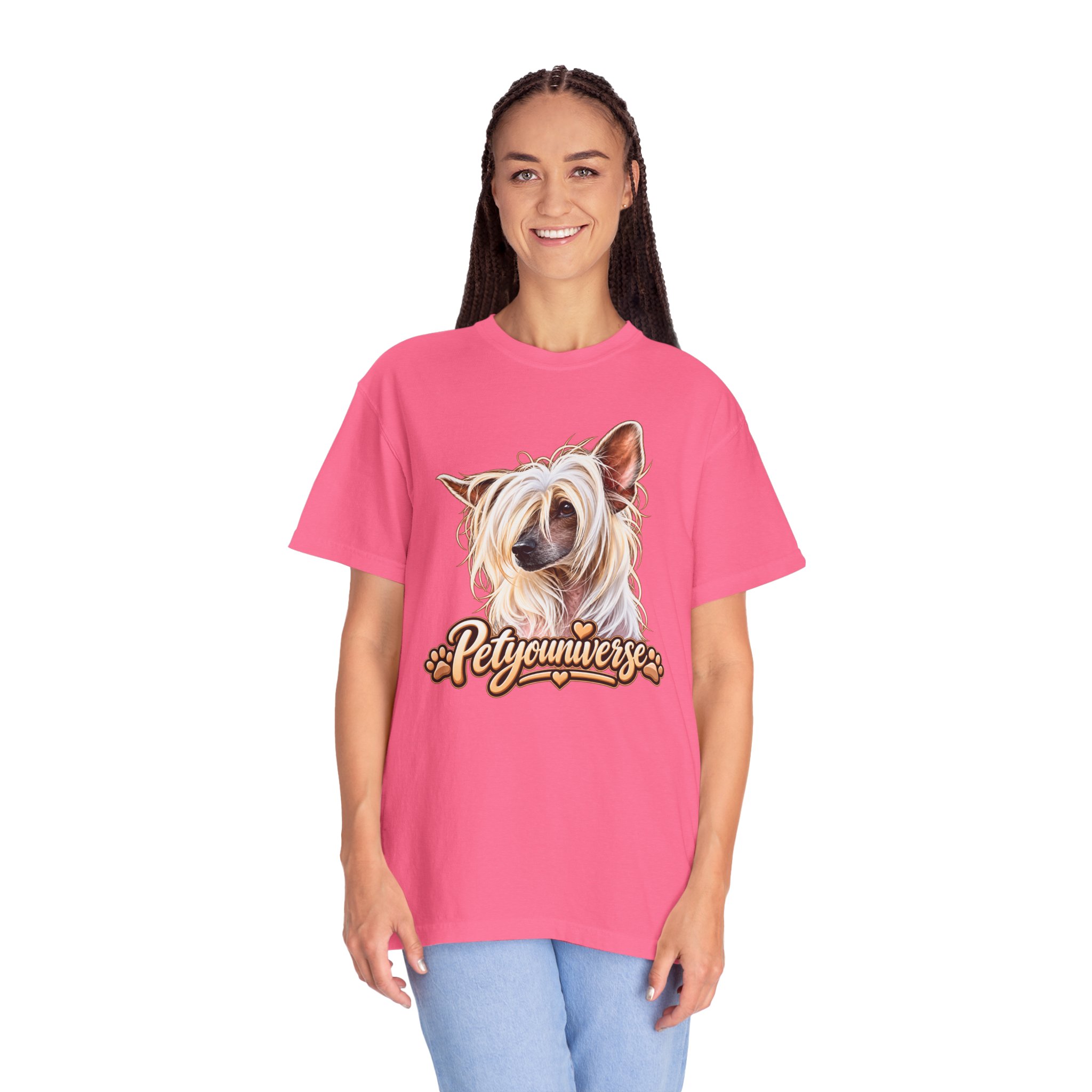 PetYouniverse Chinese Crested Dog T-Shirt — Cute Pet Portrait Tee - Image 122