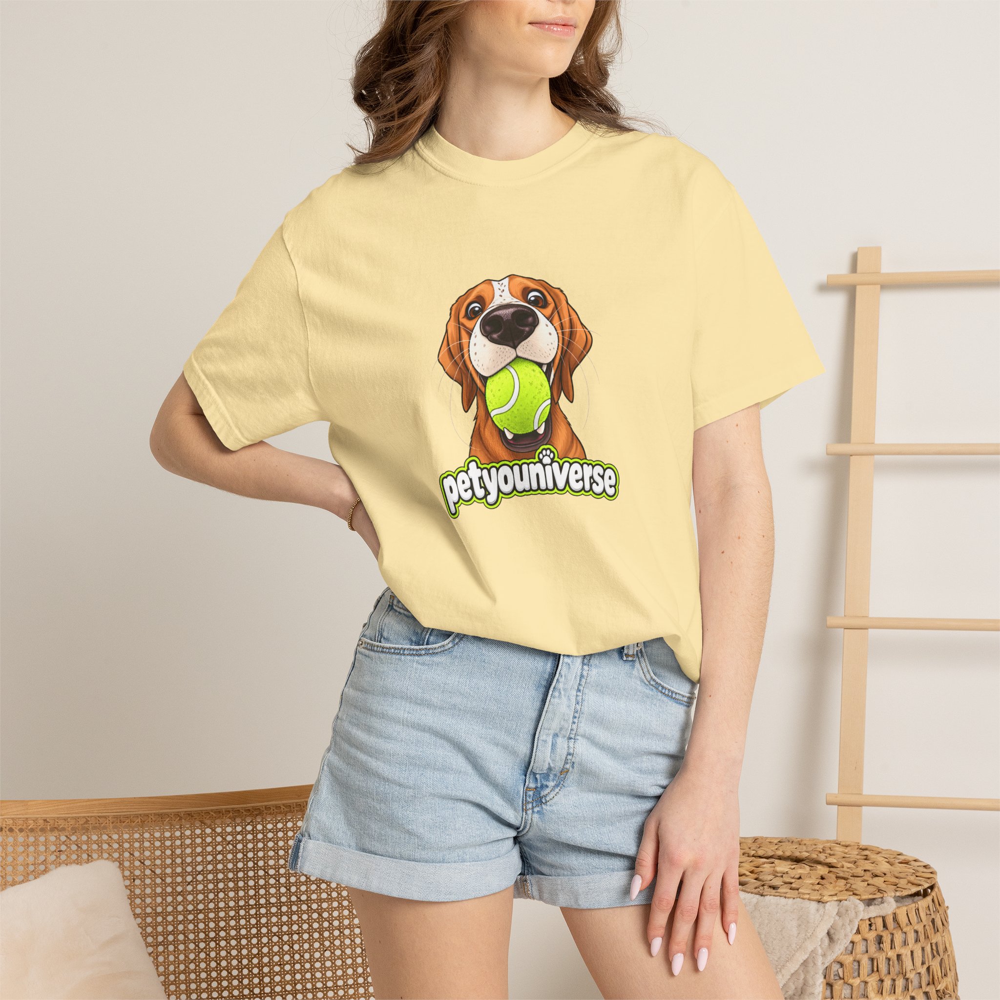 PetYoUniverse Tee — Cute Dog Holding Tennis Ball Graphic T‑Shirt - Image 11