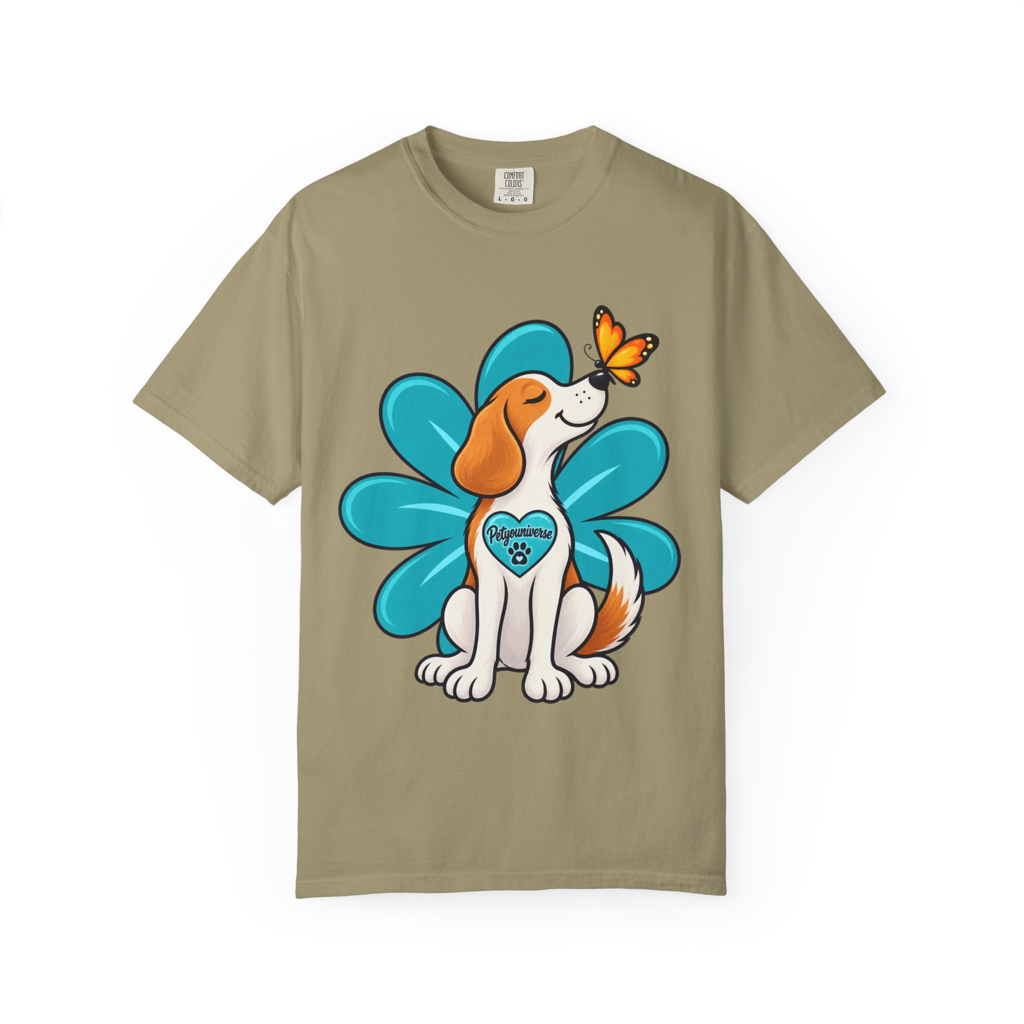 Beagle & Butterfly Graphic T-Shirt - Image 50