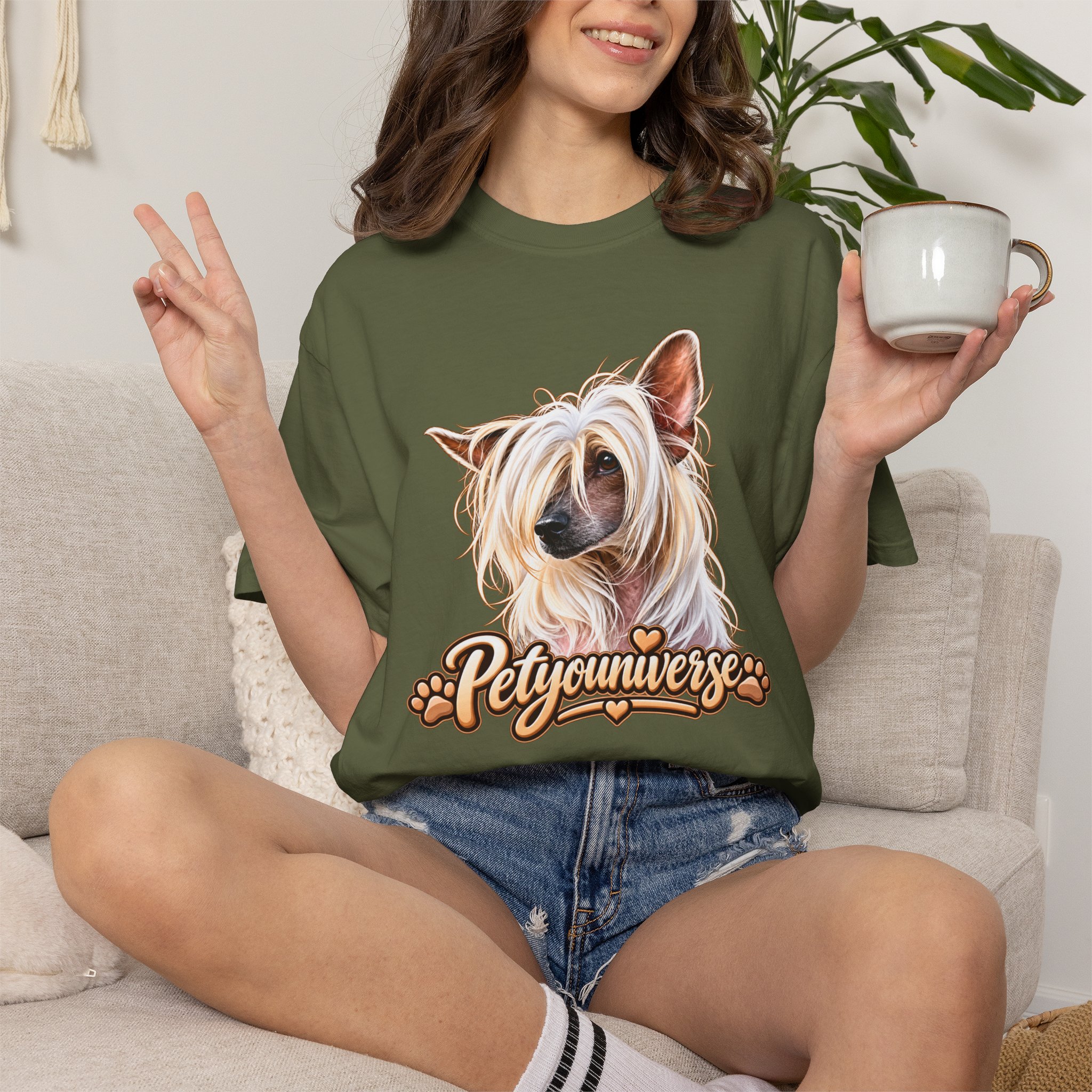 PetYouniverse Chinese Crested Dog T-Shirt — Cute Pet Portrait Tee - Image 75