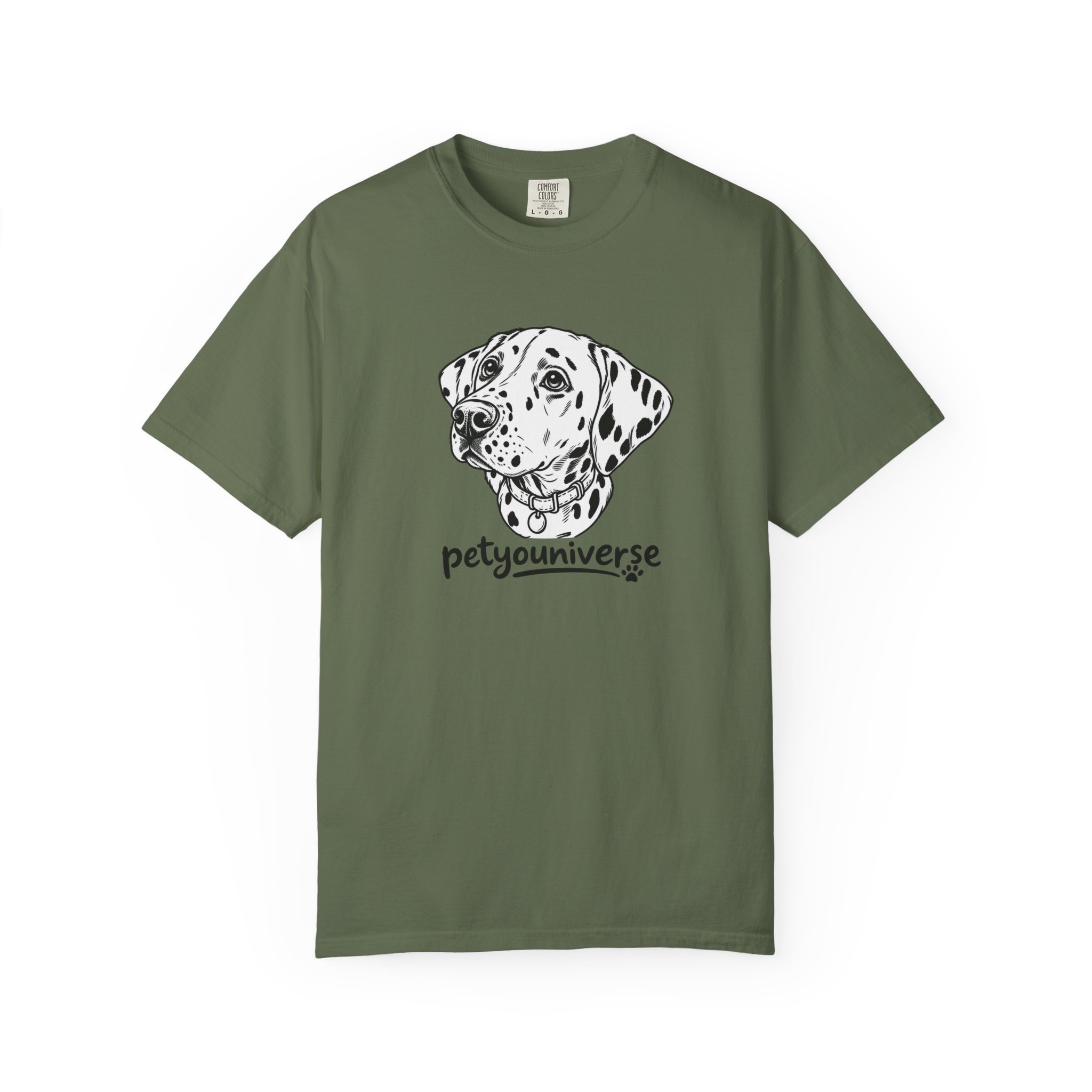 Dalmatian Portrait T-Shirt — "PetYoUniverse" Graphic Tee - Image 46