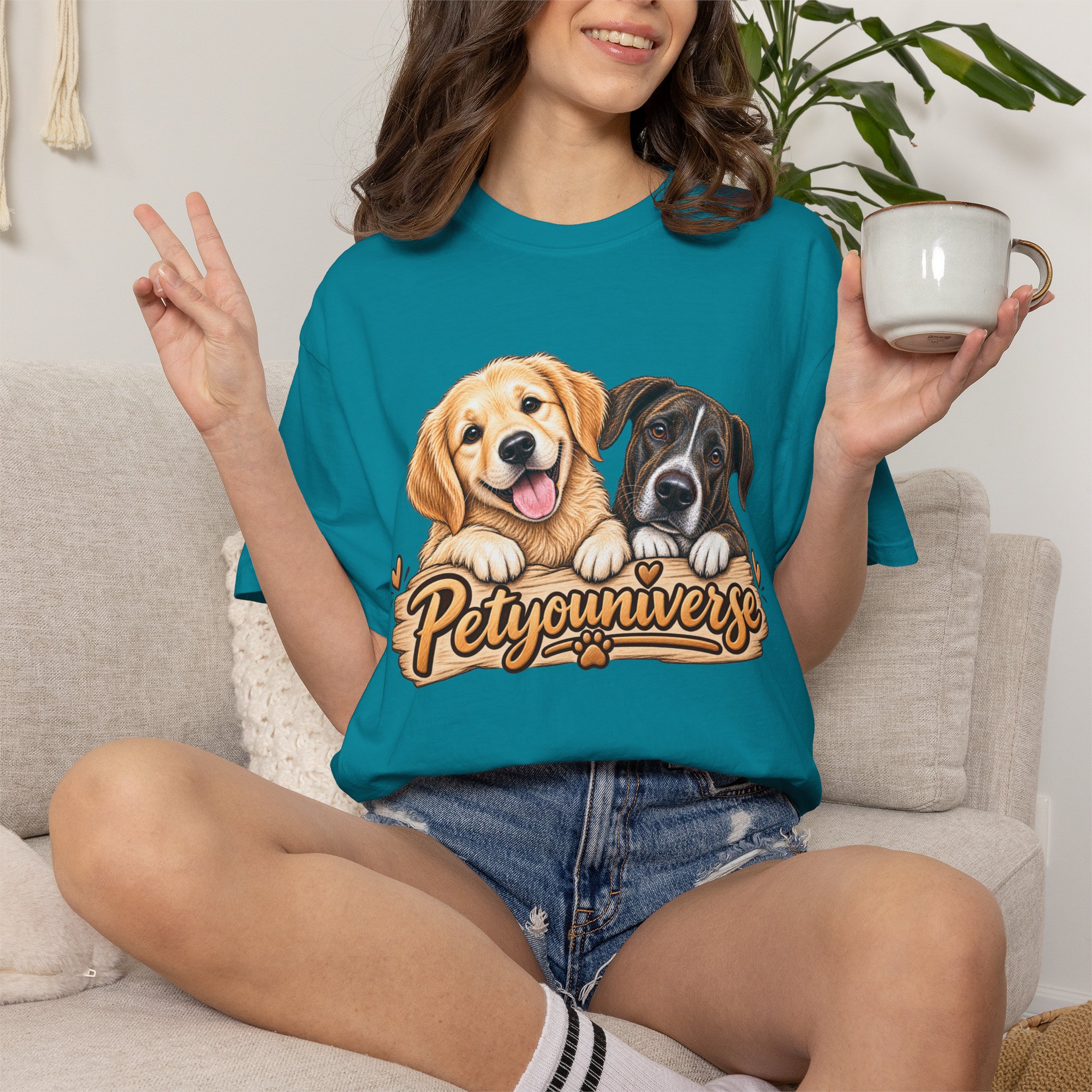Petyouniverse Cute Dogs Graphic T-Shirt - Image 75