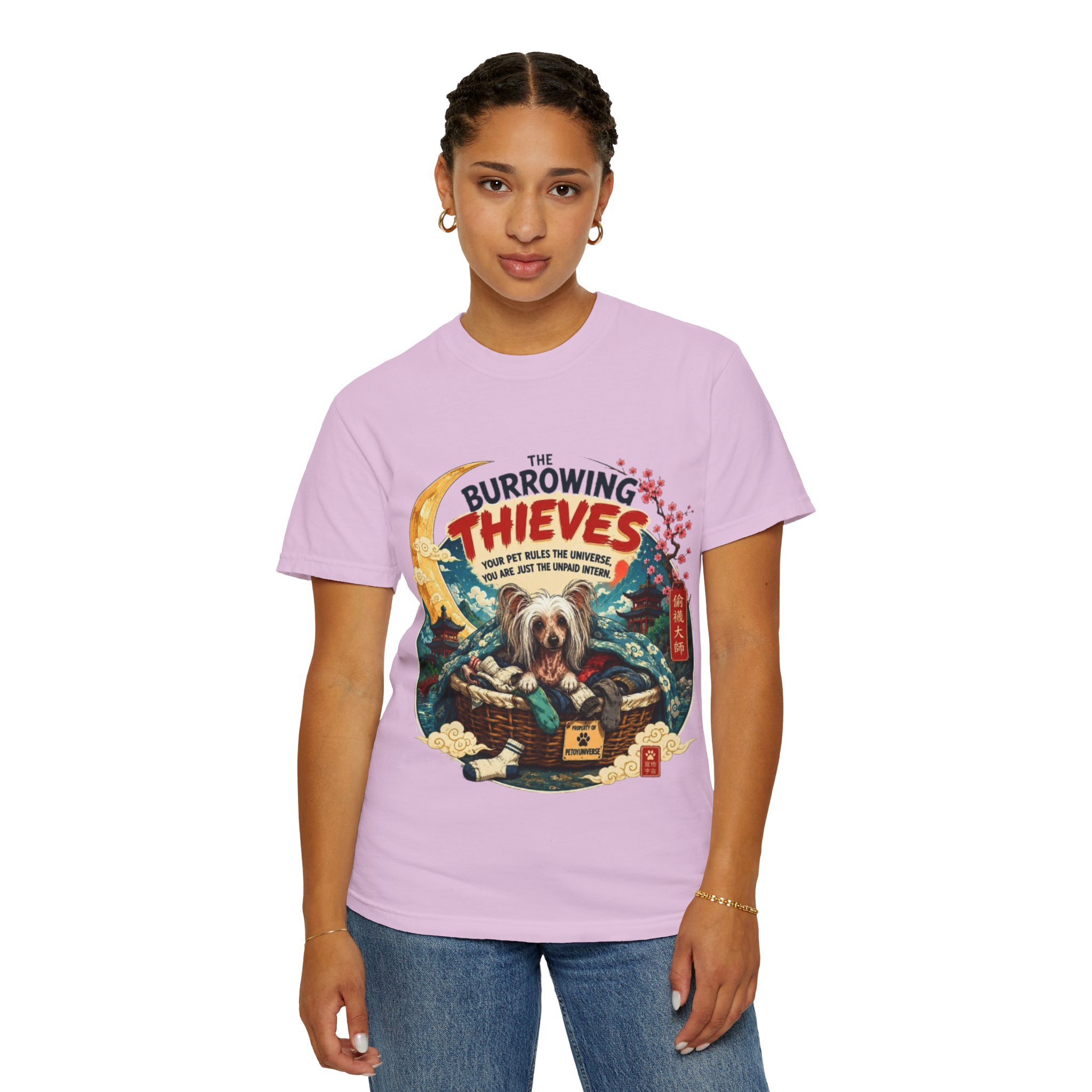T-Shirt — The Burrowing Thieves Vintage Dog Treasure Chest Graphic Tee - Image 76