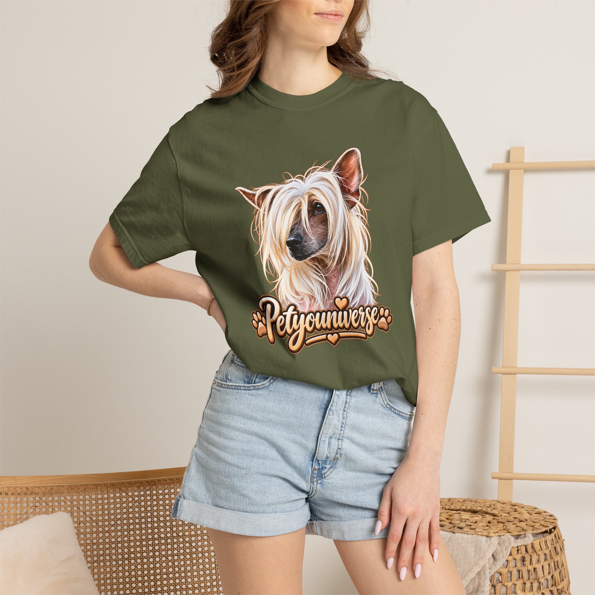 PetYouniverse Chinese Crested Dog T-Shirt — Cute Pet Portrait Tee - Image 74