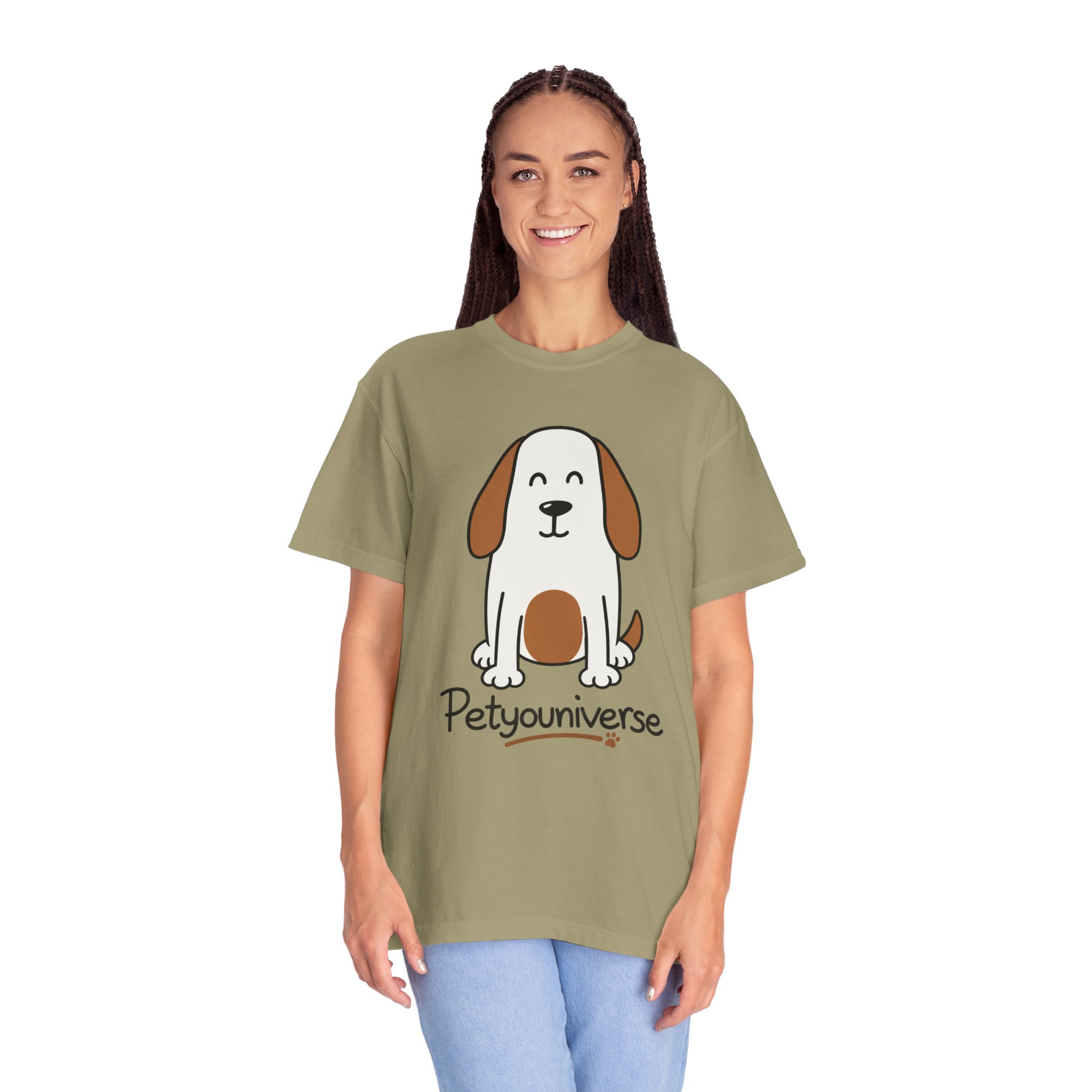 Cute Puppy Graphic T-Shirt — “PetYoUniverse” Dog Lover Tee - Image 23