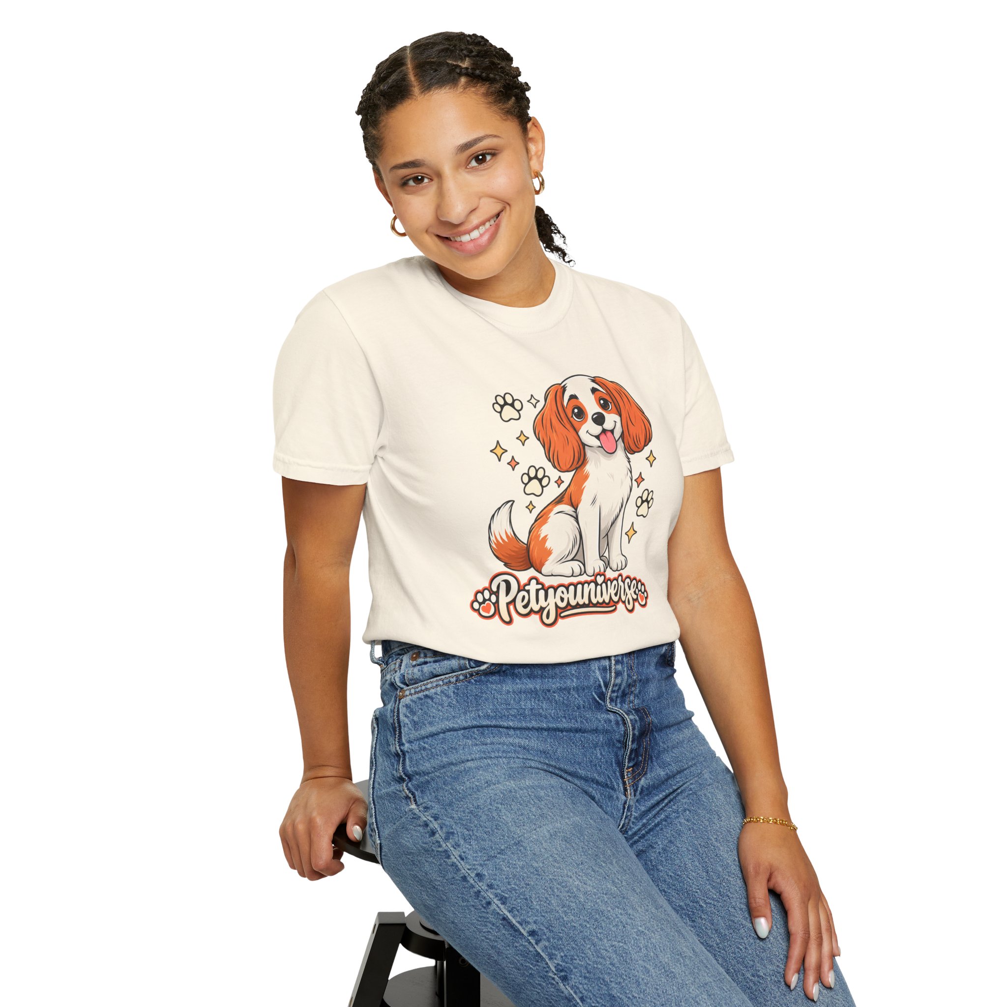 Cavalier King Charles Dog T-Shirt — "PetYoUniverse" Cute Puppy Graphic Tee - Image 6