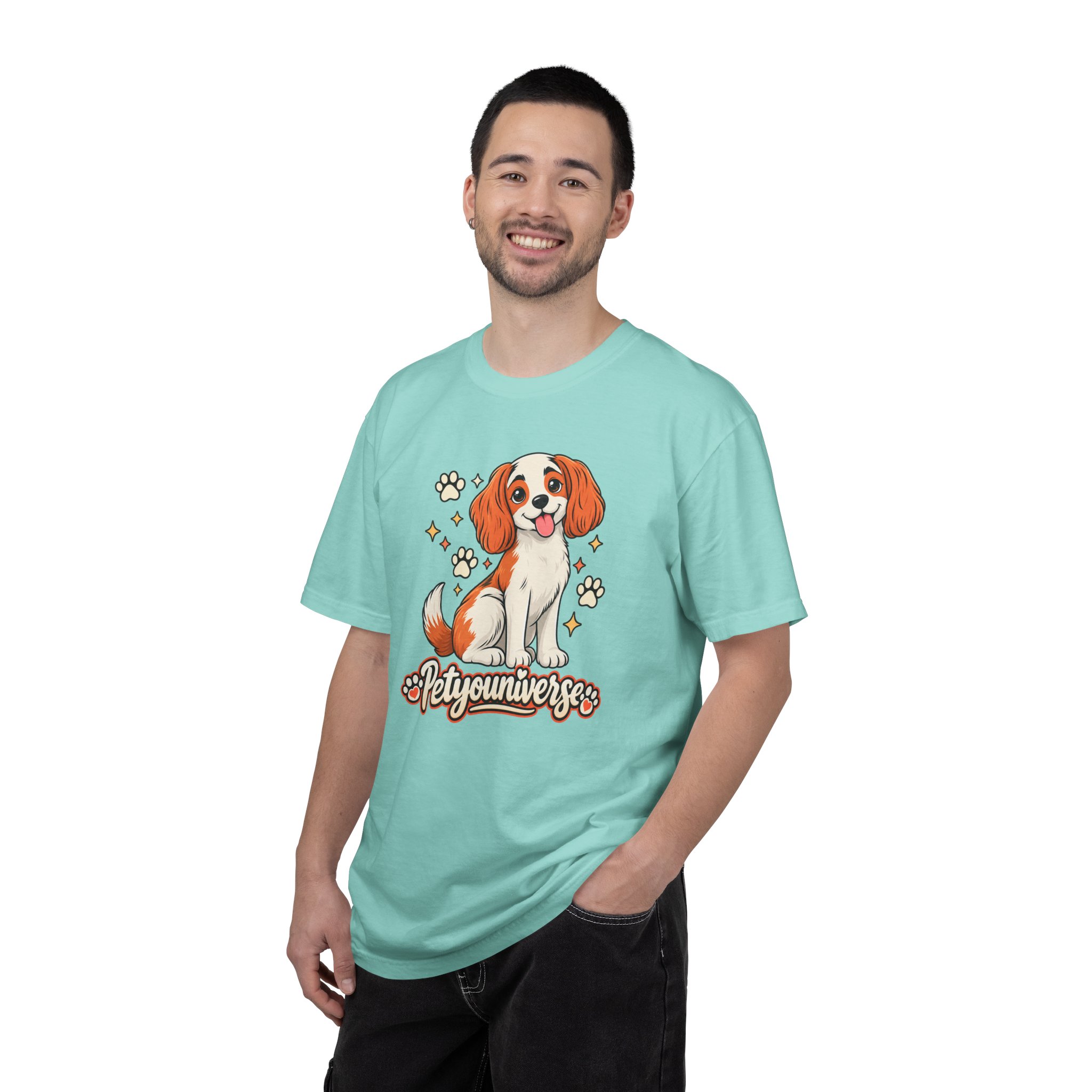 Cavalier King Charles Dog T-Shirt — "PetYoUniverse" Cute Puppy Graphic Tee - Image 76