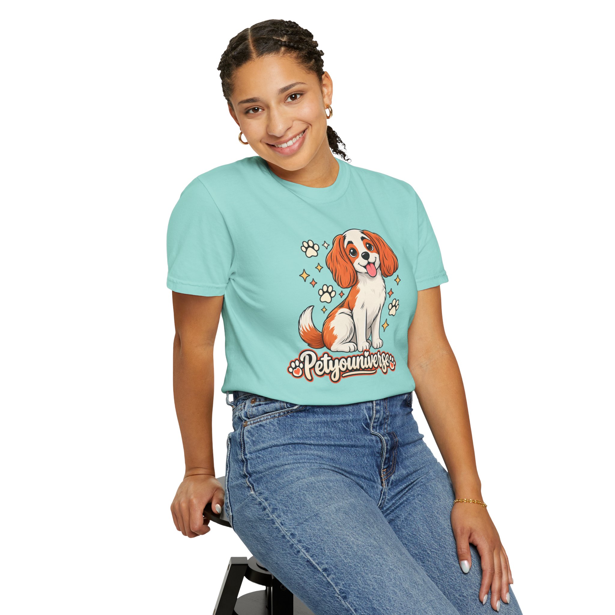 Cavalier King Charles Dog T-Shirt — "PetYoUniverse" Cute Puppy Graphic Tee - Image 78
