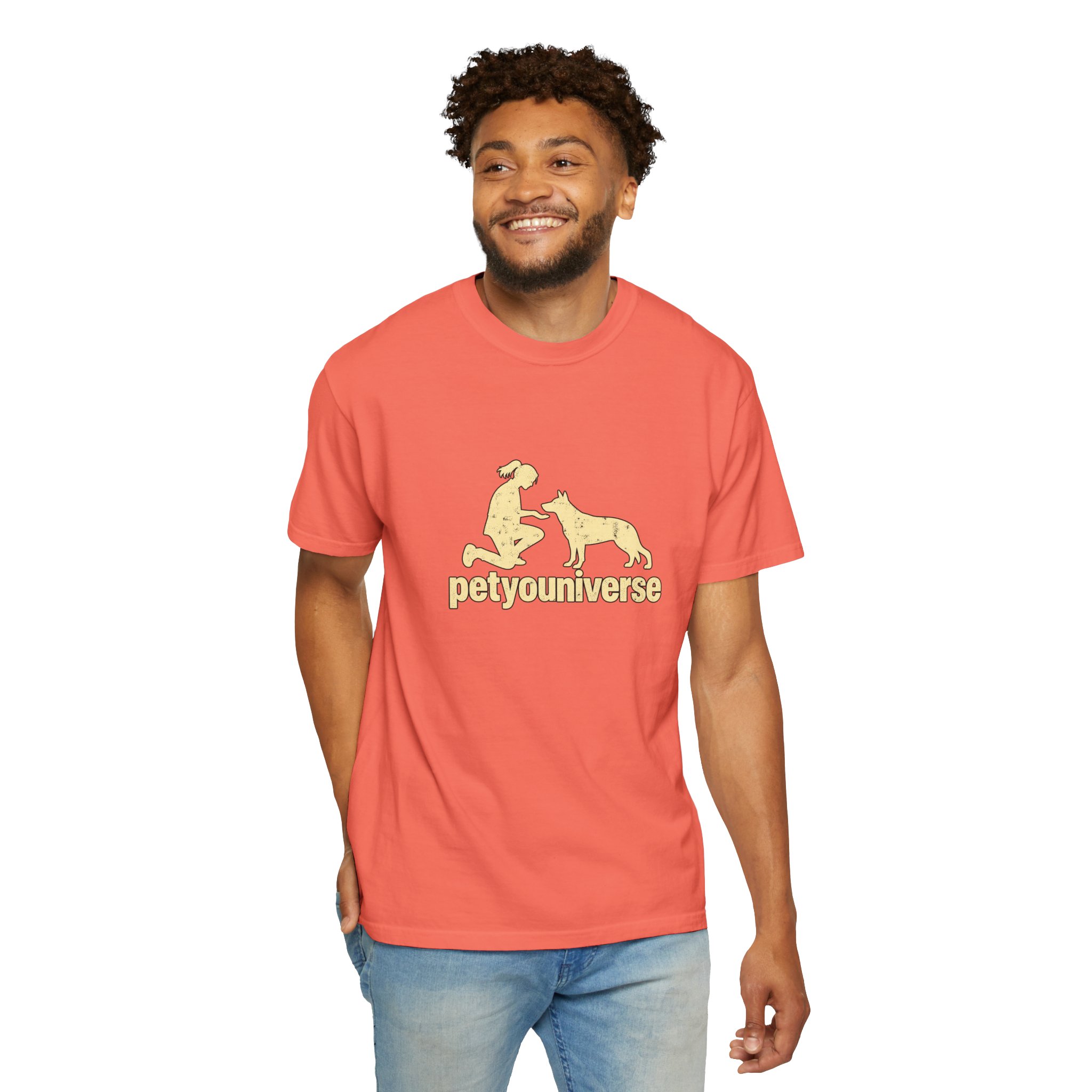 PetYoUniverse Dog Lover T-Shirt — Retro Paw & Pet Silhouette Tee - Image 7