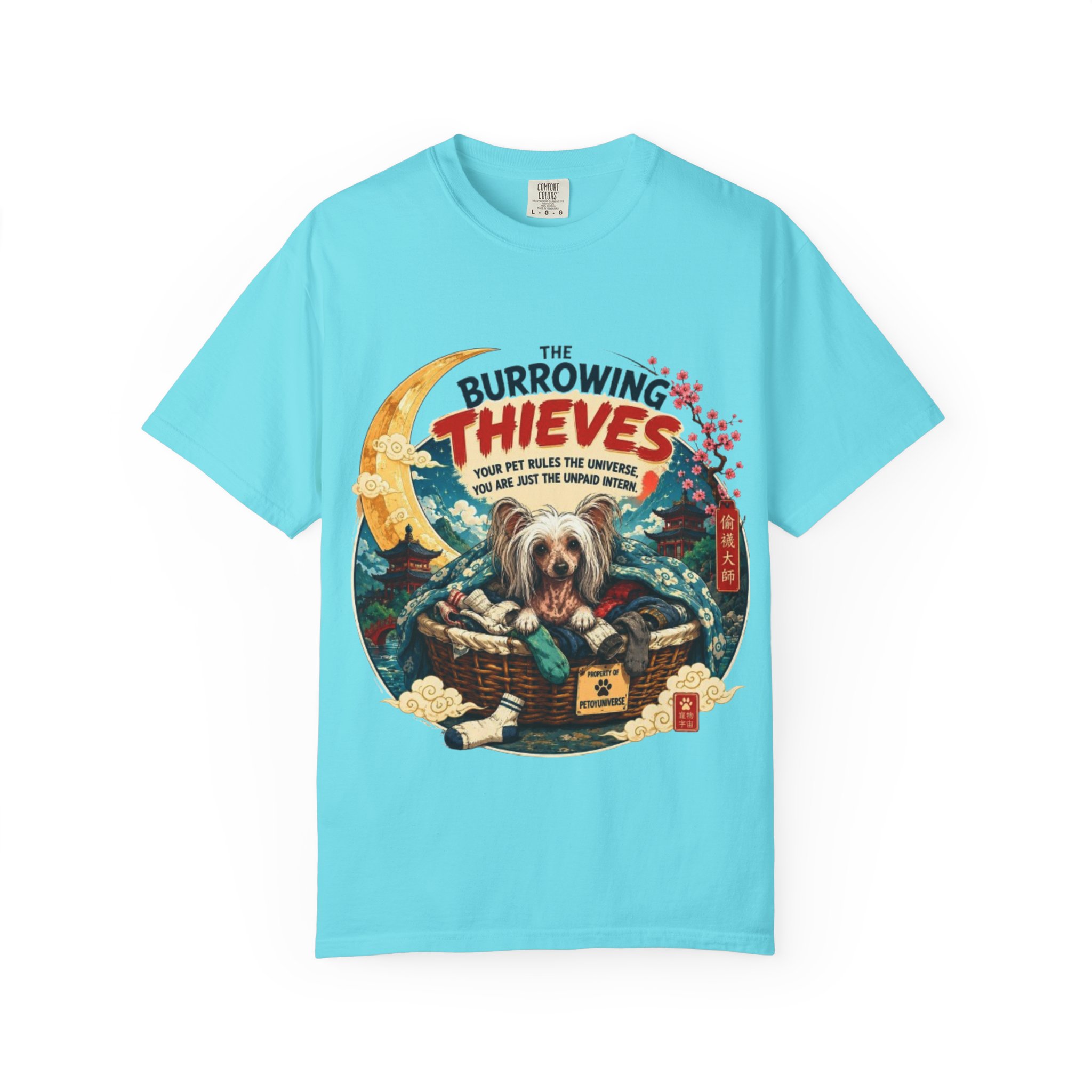T-Shirt — The Burrowing Thieves Vintage Dog Treasure Chest Graphic Tee - Image 61