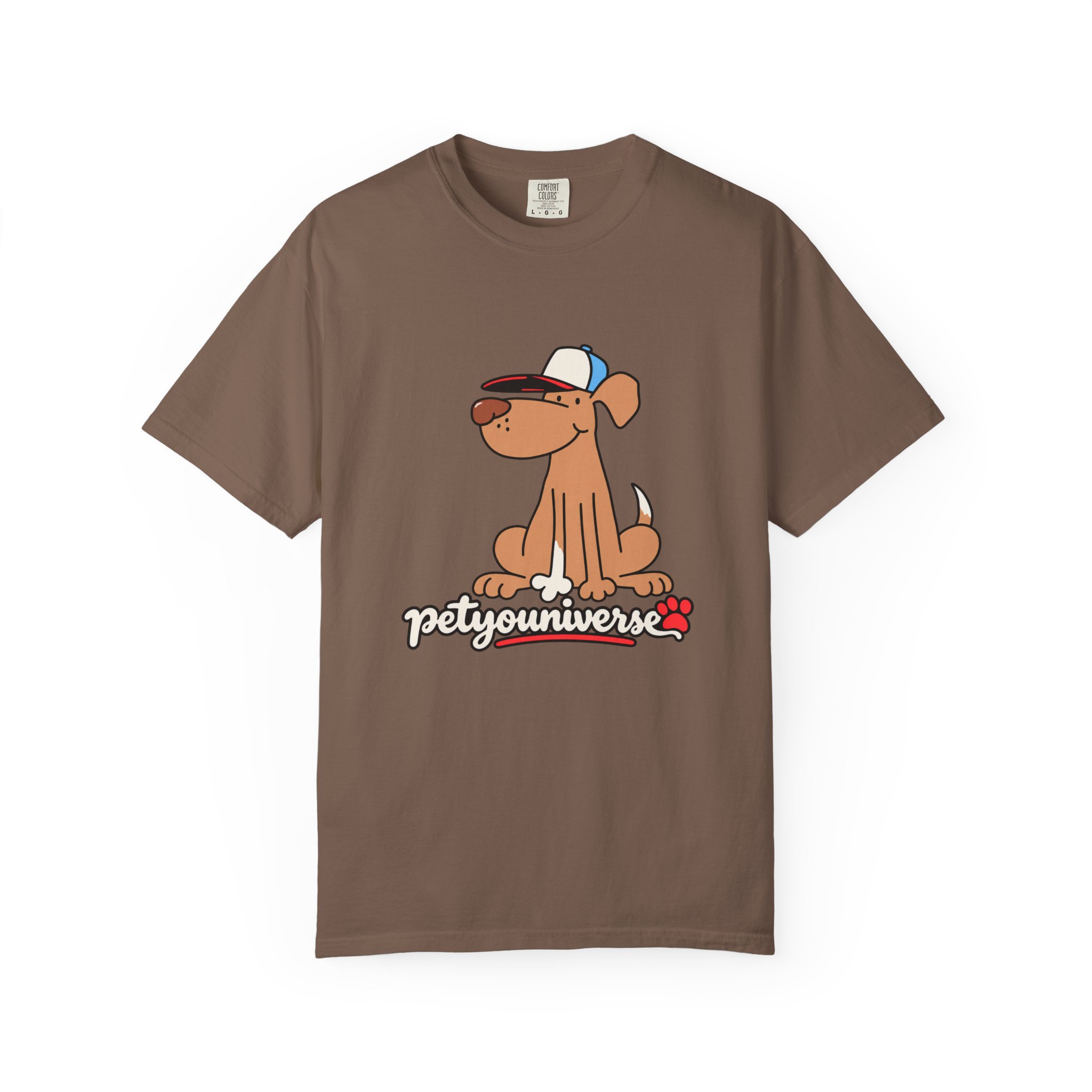 Dog Cartoon Tee — "PetYoUniverse" Puppy Graphic T-Shirt - Image 37