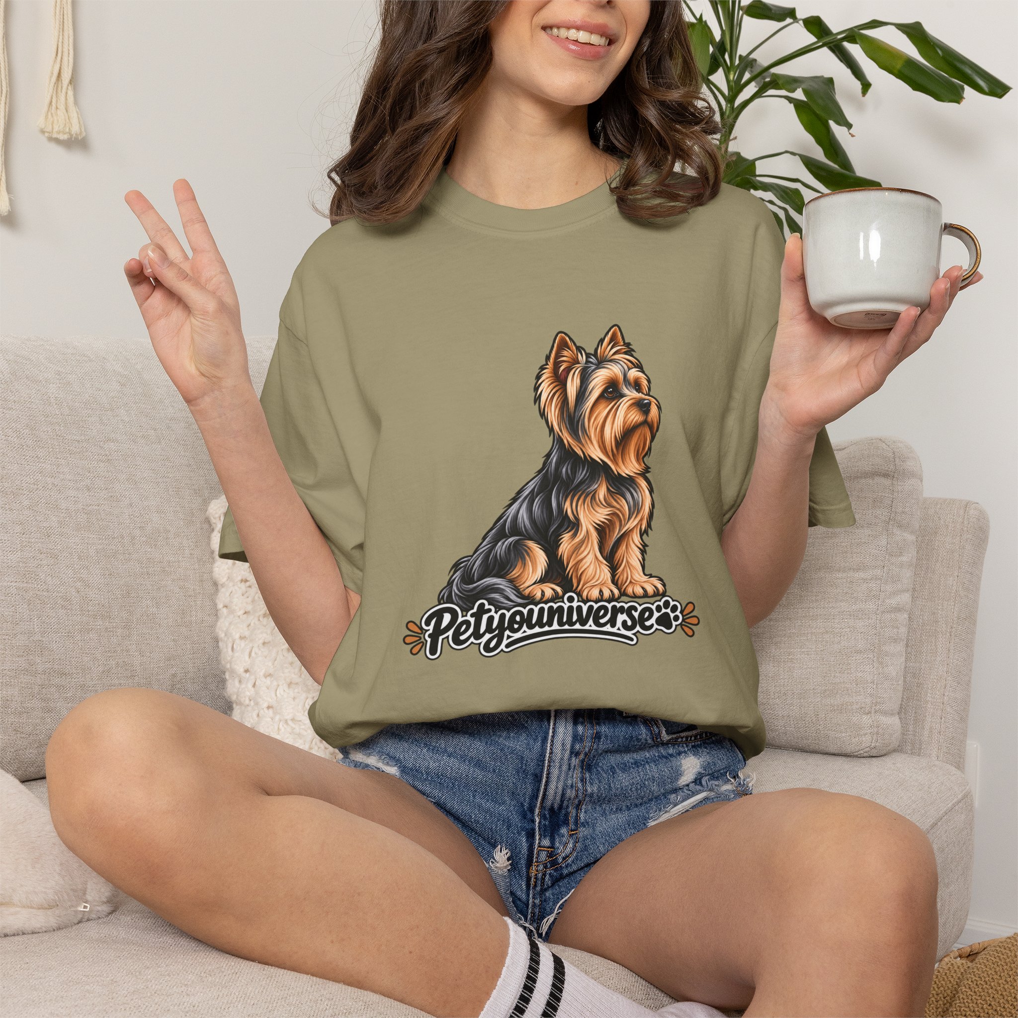 Yorkshire Terrier Graphic T-Shirt — 'Petyouniverse' Dog Lover Tee - Image 21