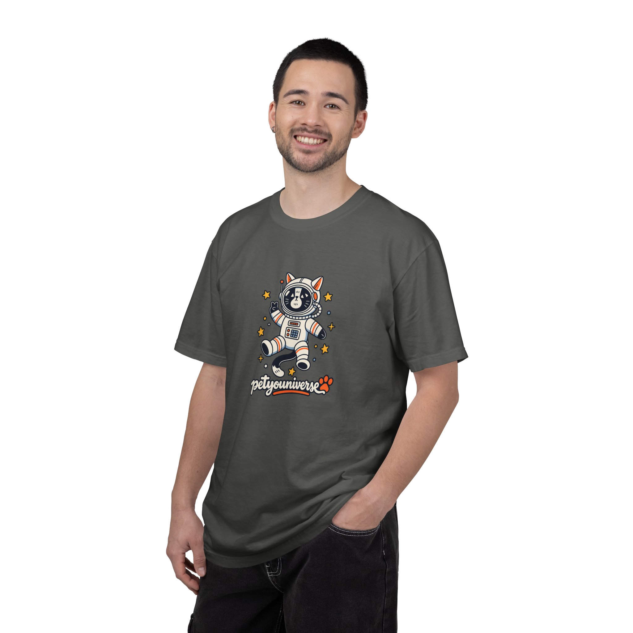 Astronaut Dog T-Shirt — 'PetYoUniverse' Cute Space Pup Tee - Image 40