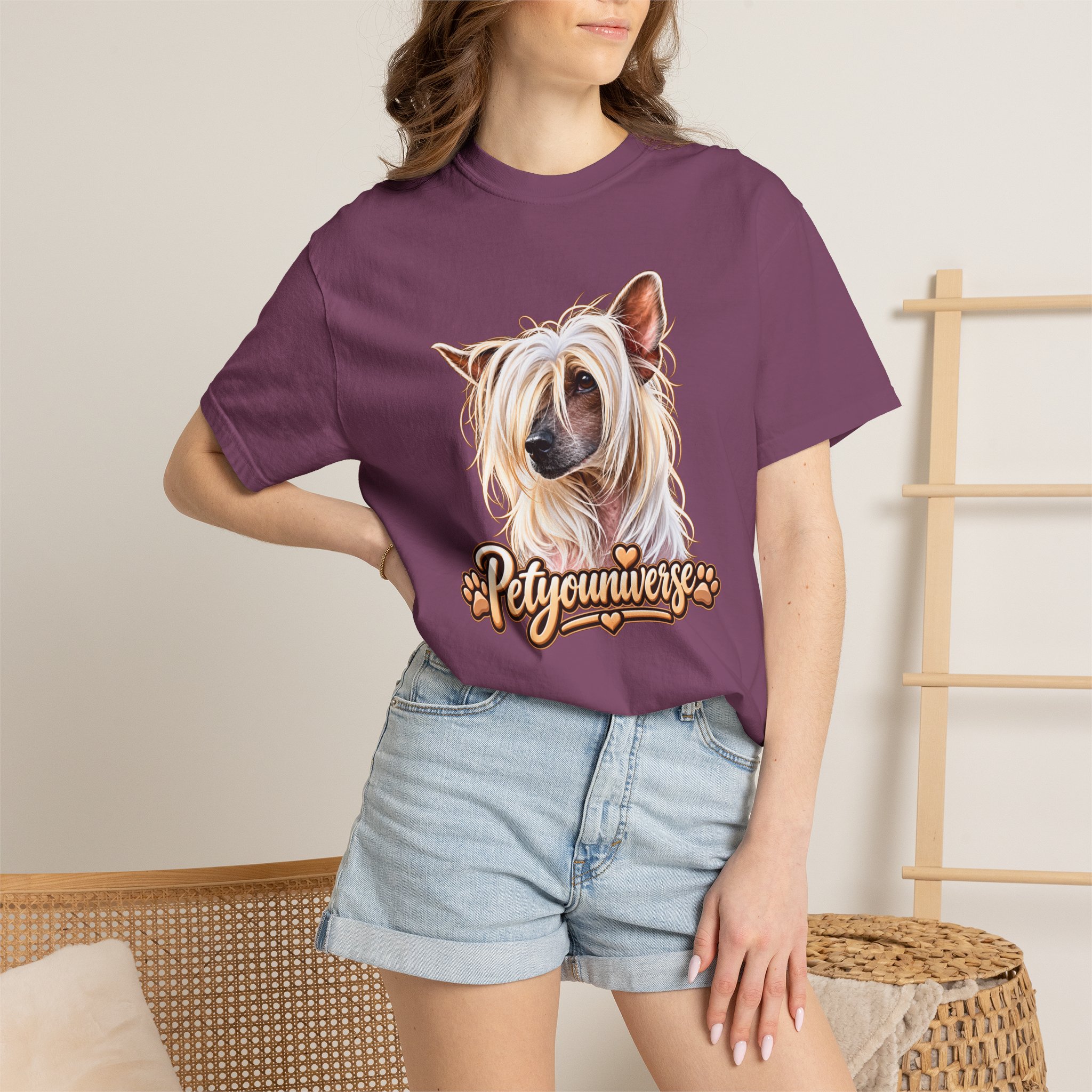 PetYouniverse Chinese Crested Dog T-Shirt — Cute Pet Portrait Tee - Image 128