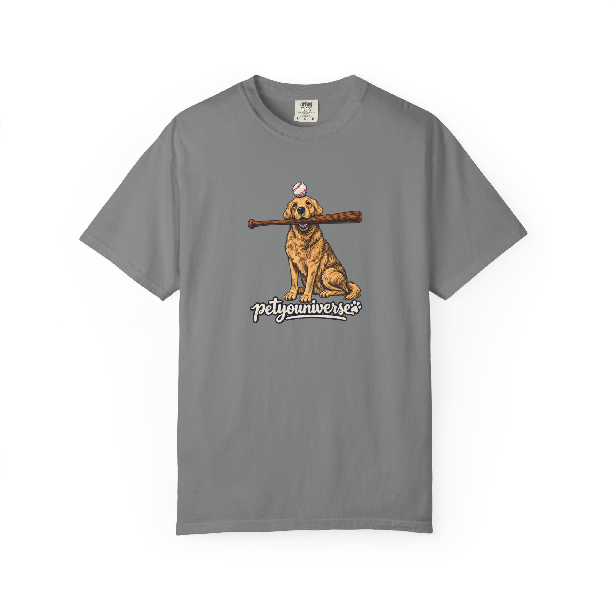 Golden Retriever Baseball Dog T-Shirt — “PetYoUniverse” Vintage Graphic Tee - Image 73