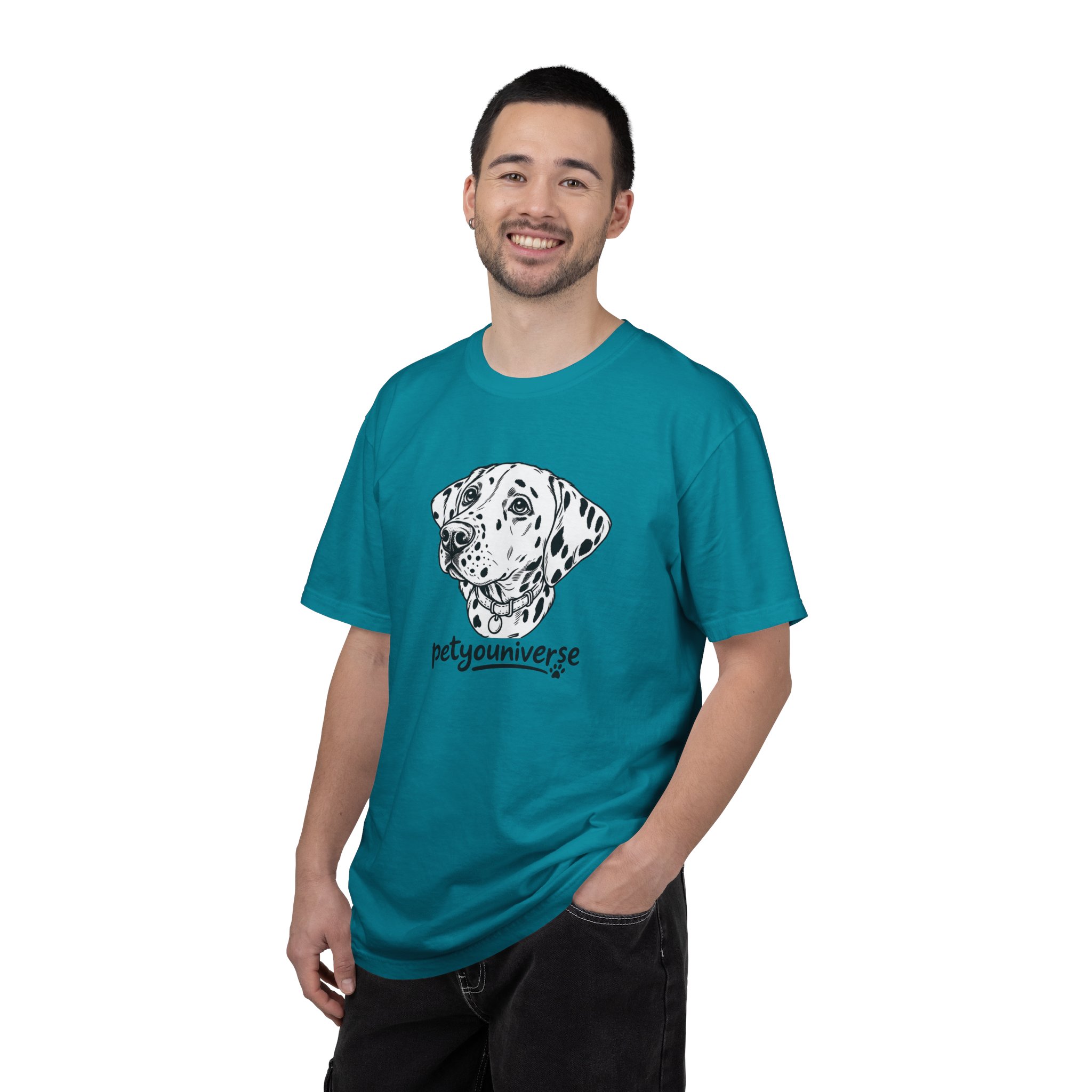 Dalmatian Portrait T-Shirt — "PetYoUniverse" Graphic Tee - Image 76