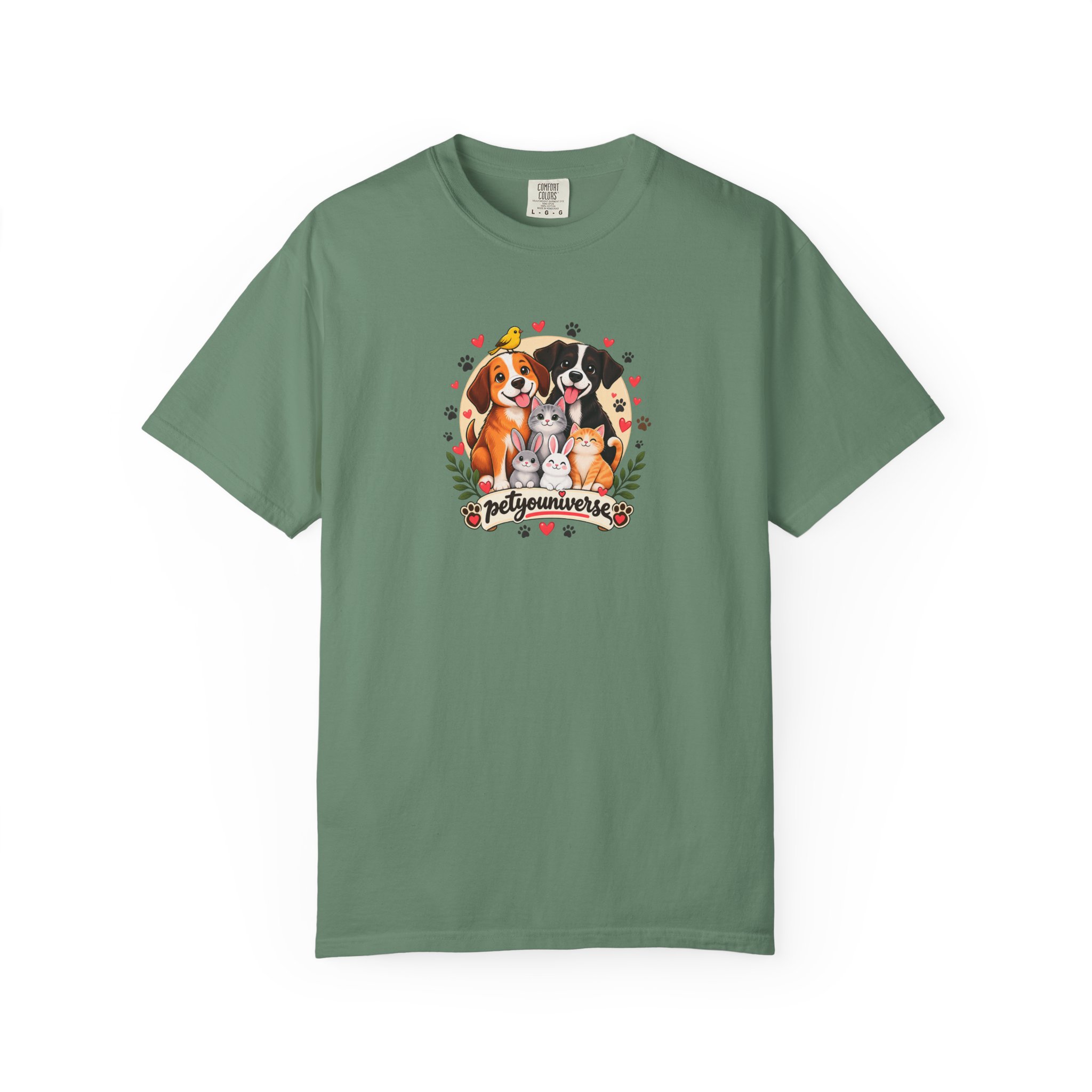 Dog Mom & Dad T-Shirt — 'Pet Parents' Cute Puppy Portrait Tee - Image 64