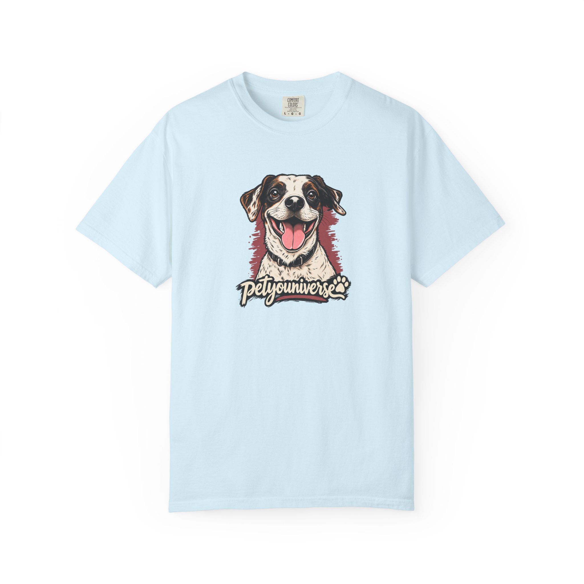 Dog Lover T-Shirt — Smiling Pup "Petyouniverse" Graphic Tee - Image 57