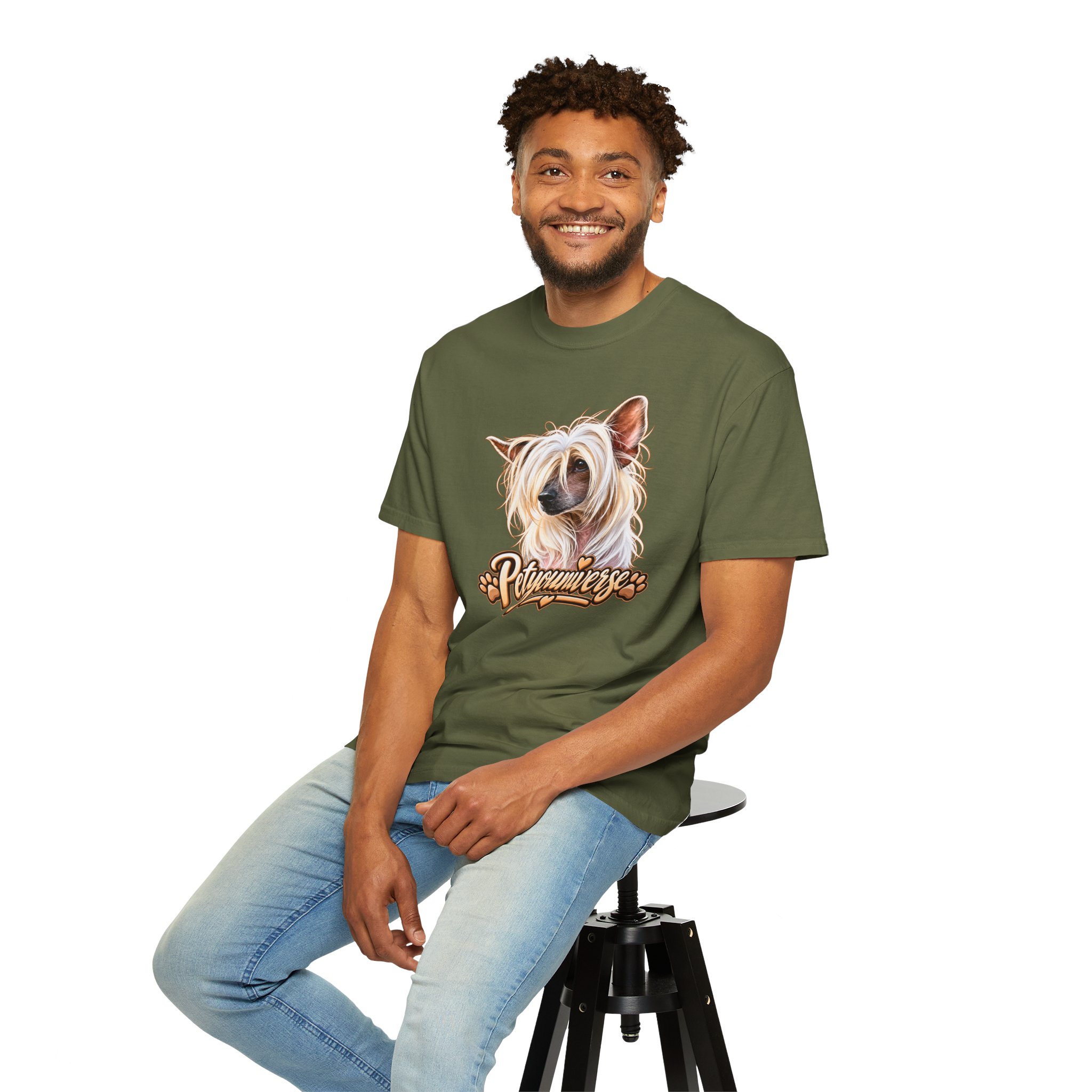 PetYouniverse Chinese Crested Dog T-Shirt — Cute Pet Portrait Tee - Image 80