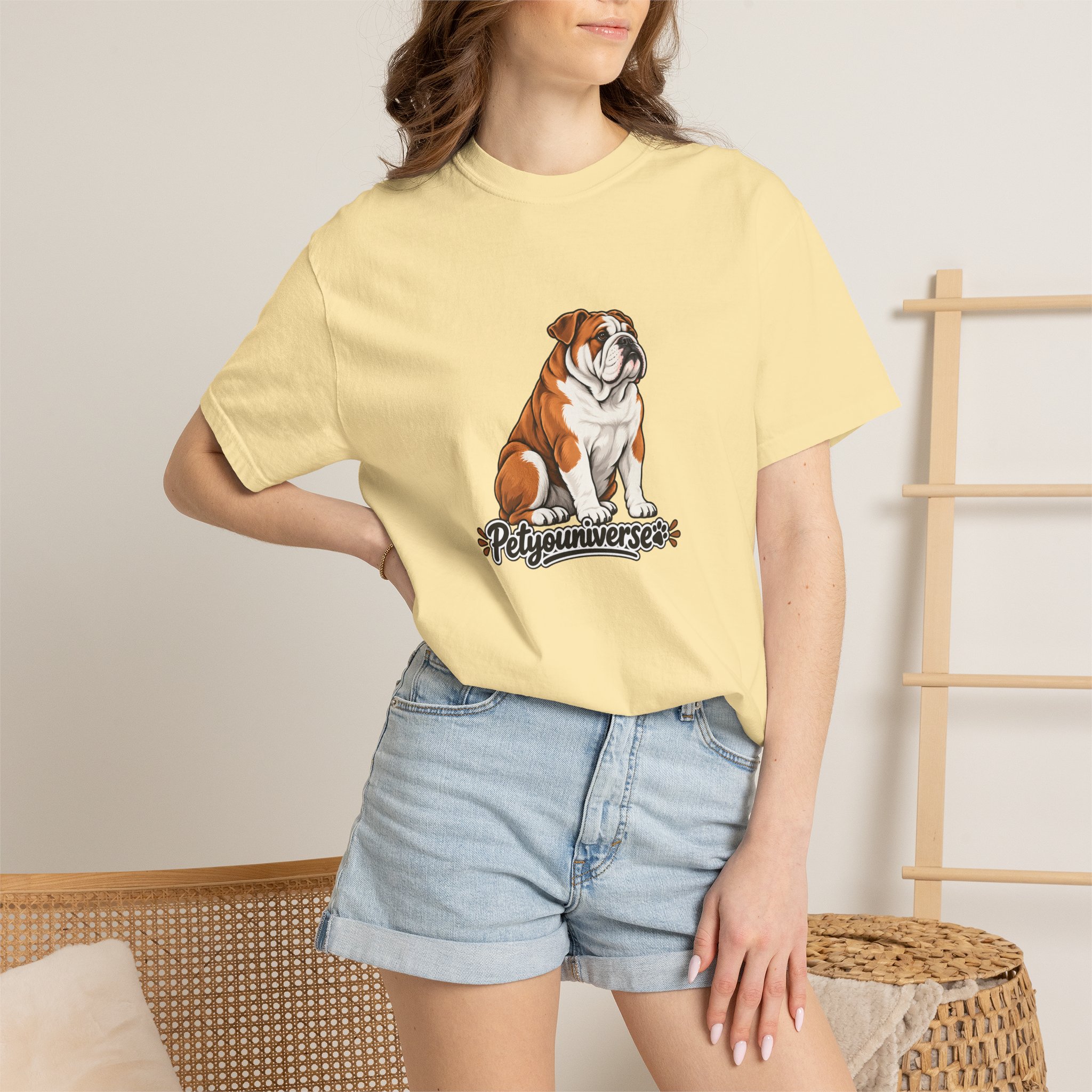 Bulldog Graphic T-Shirt — "PetYoUniverse" Cute Dog Tee for Pet Lovers - Image 20