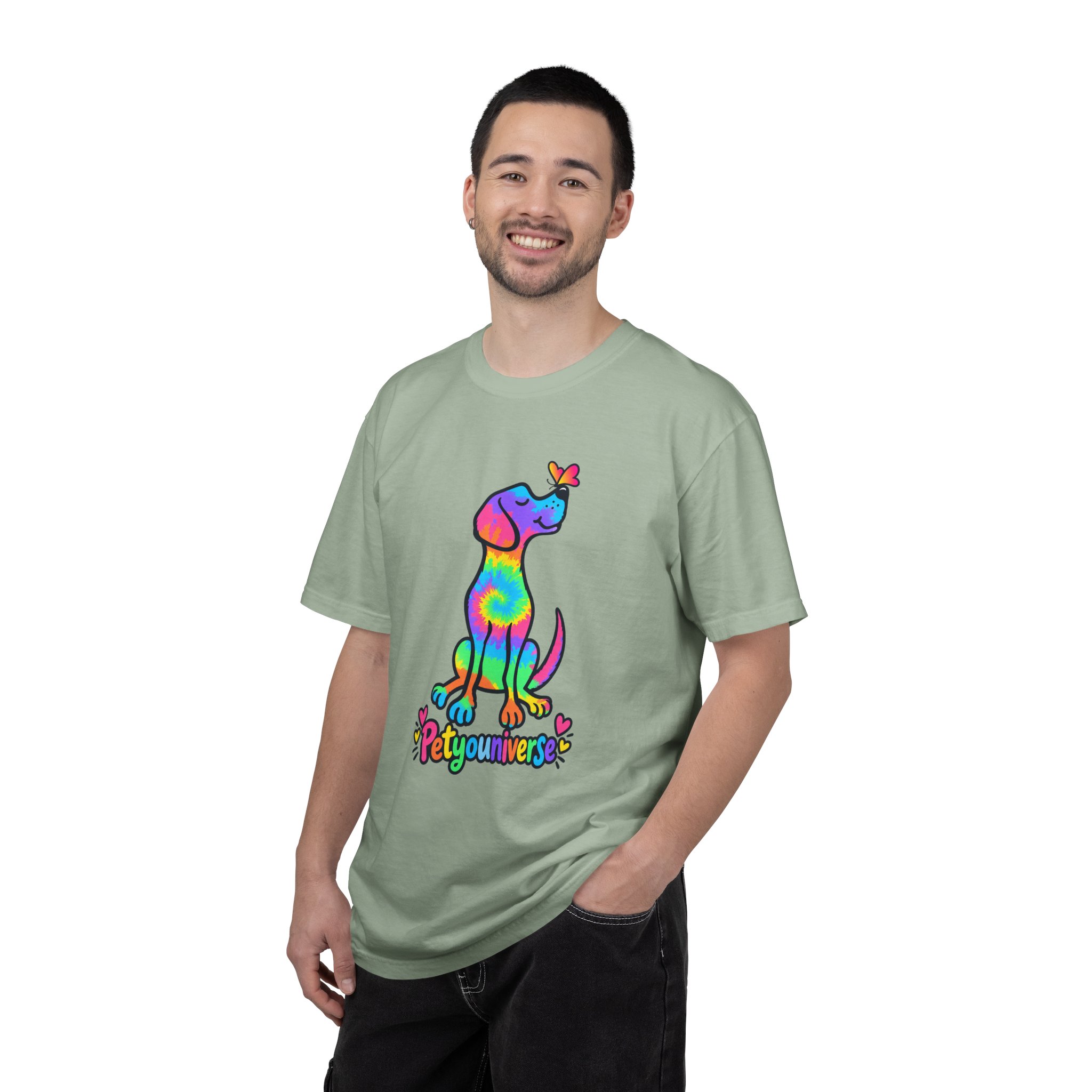 Tie-Dye Puppy T-Shirt — Colorful "PetYoUniverse" Dog Graphic Tee - Image 58