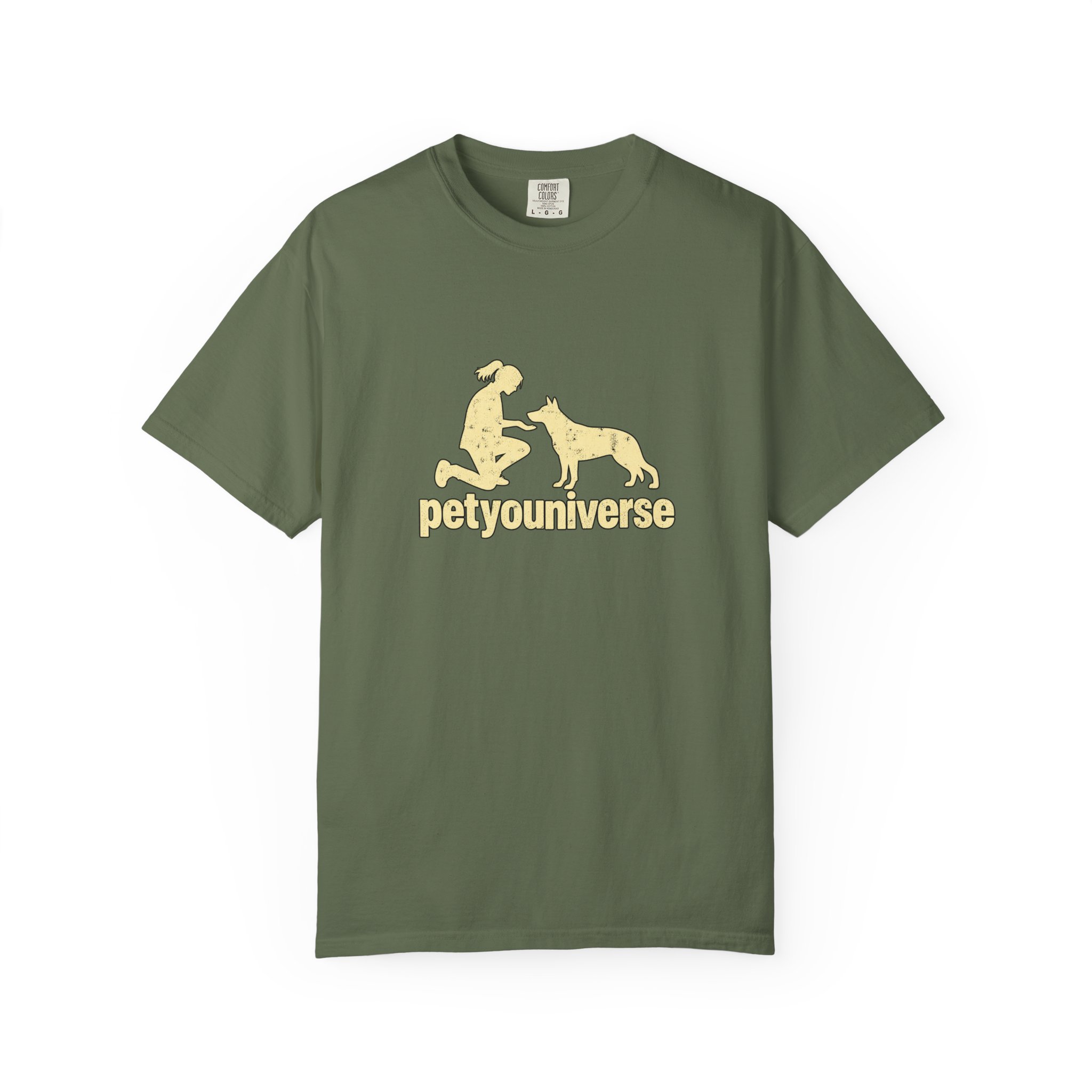 PetYoUniverse Dog Lover T-Shirt — Retro Paw & Pet Silhouette Tee - Image 46