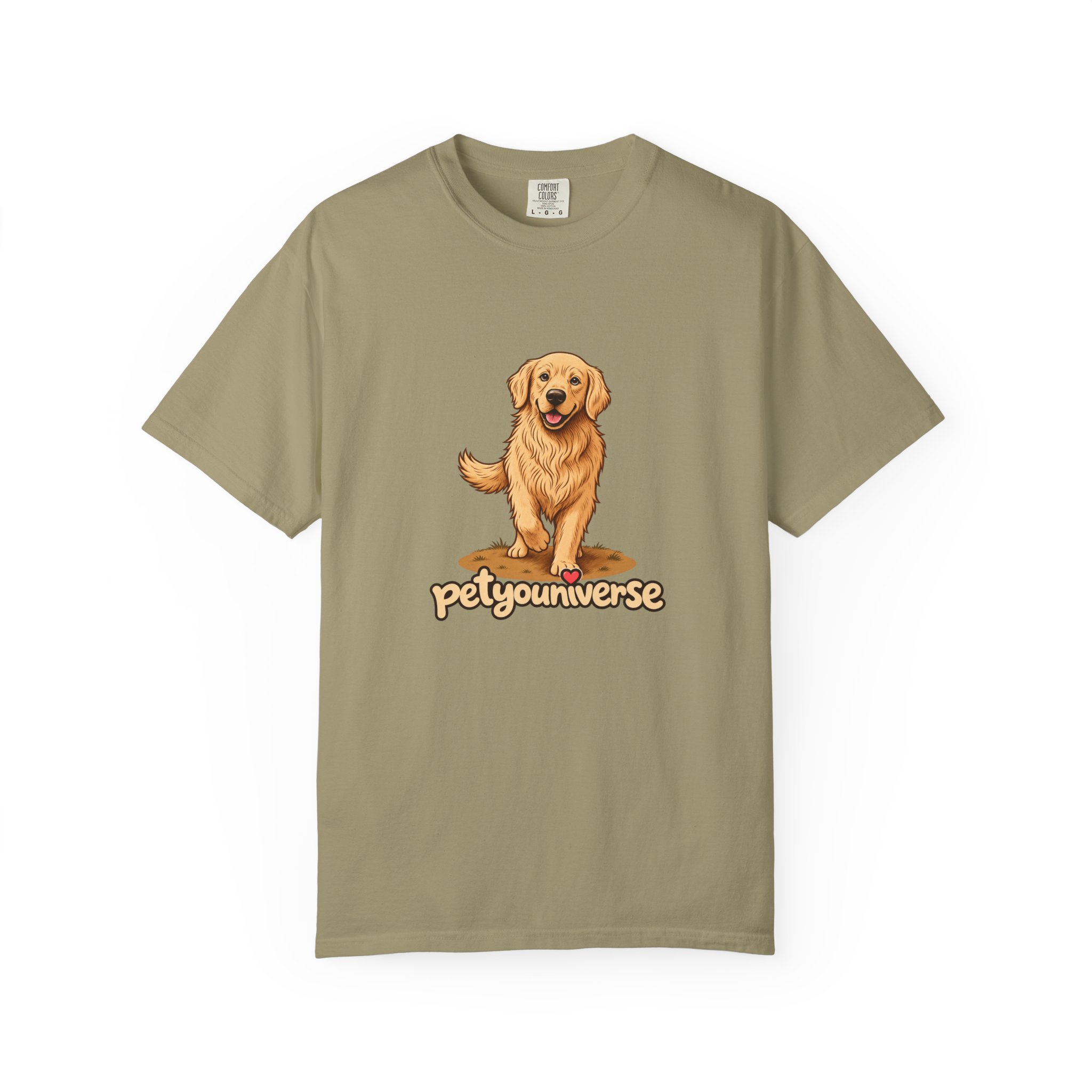 Golden Retriever Graphic T-Shirt — "PetYoUniverse" Cute Dog Tee - Image 37