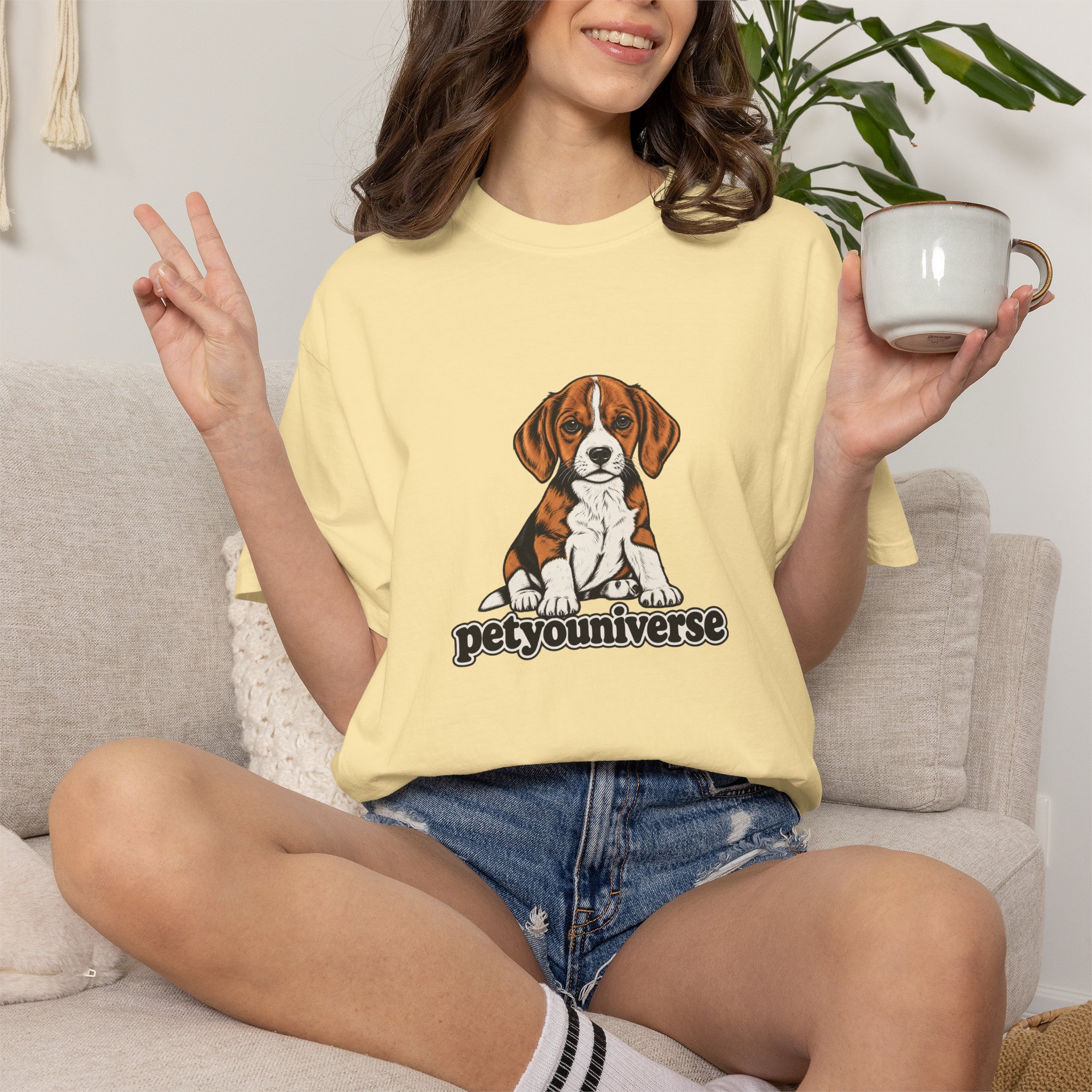 Beagle Puppy Tee — "PetYoUniverse" Graphic T-Shirt - Image 12