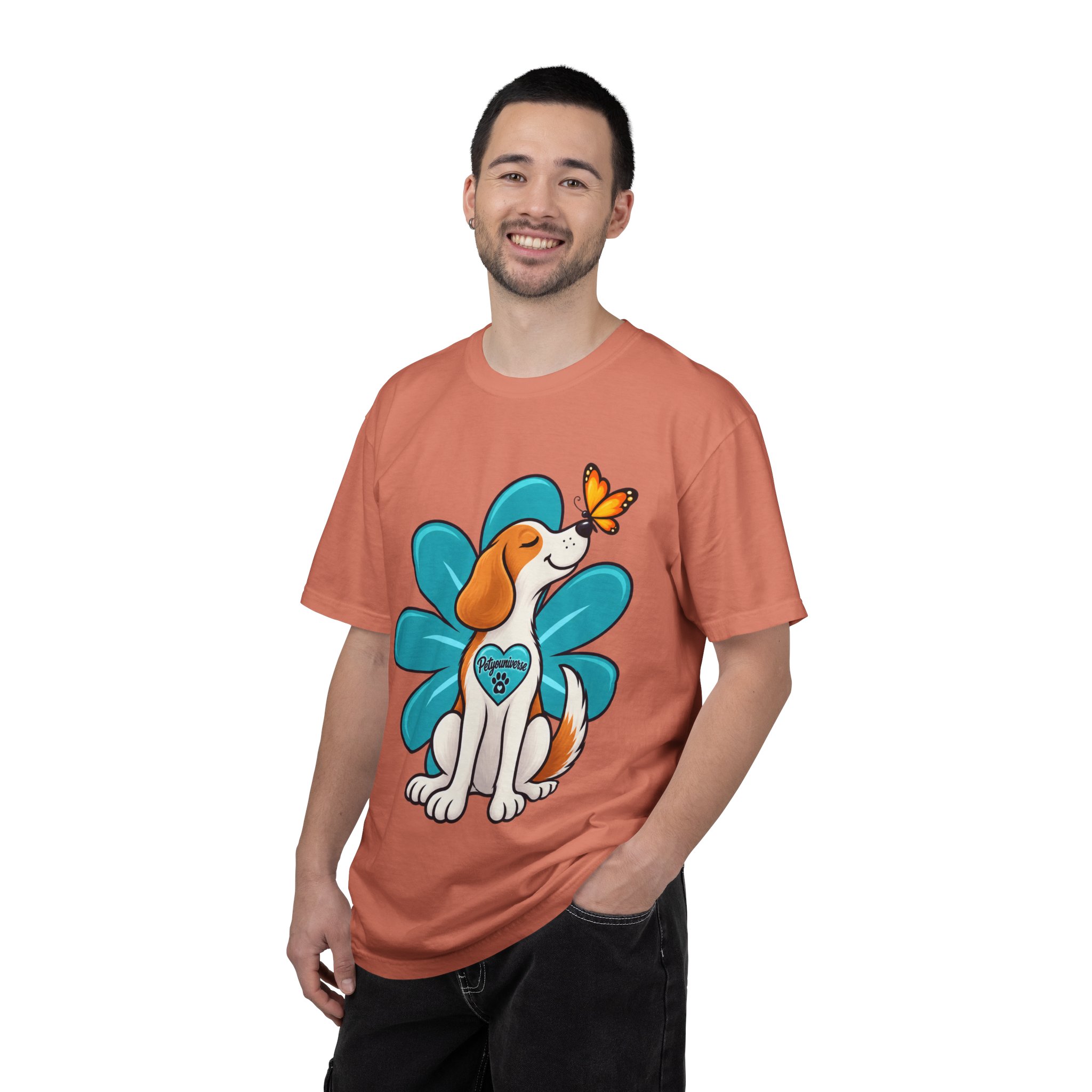 Beagle & Butterfly Graphic T-Shirt - Image 10