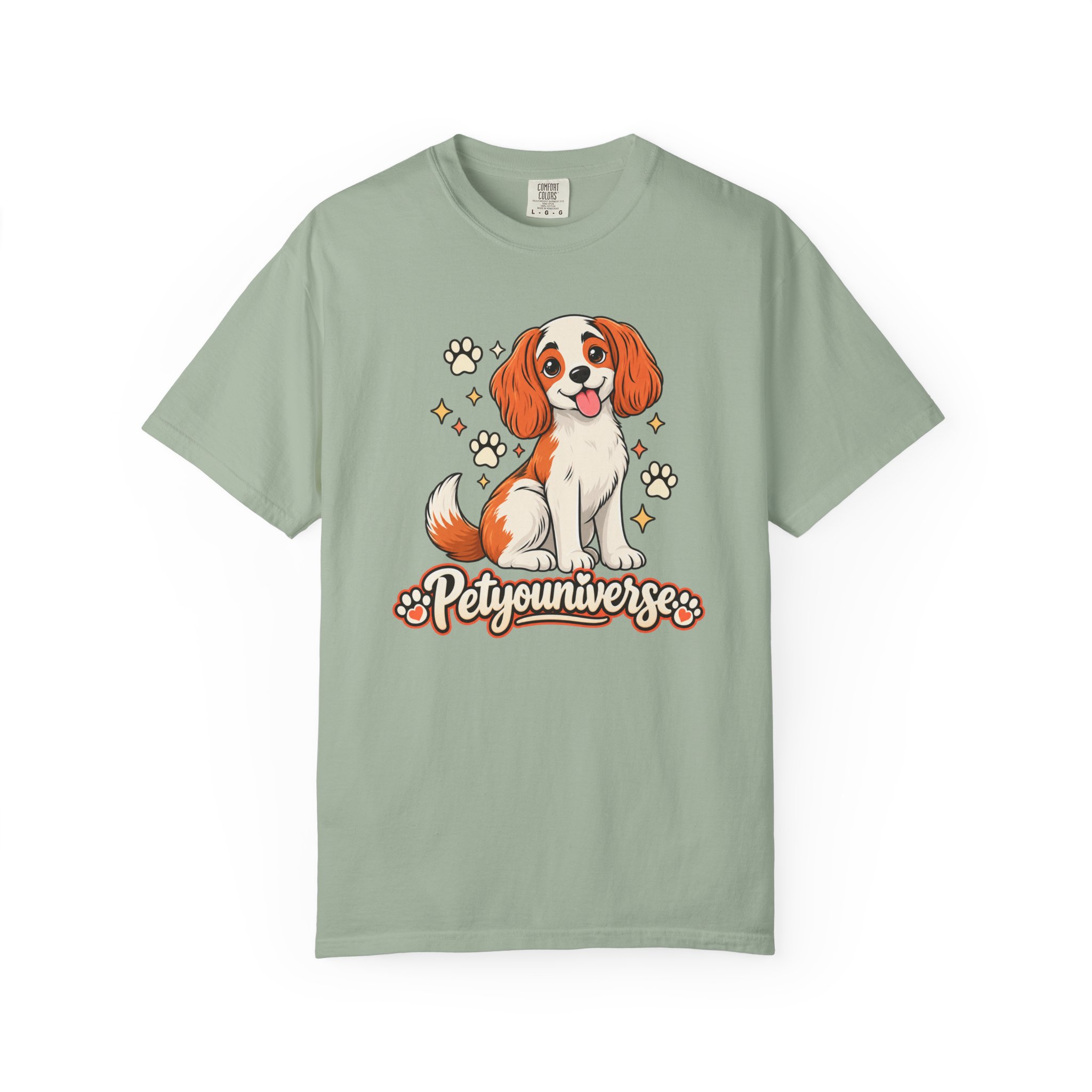 Cavalier King Charles Dog T-Shirt — "PetYoUniverse" Cute Puppy Graphic Tee - Image 64