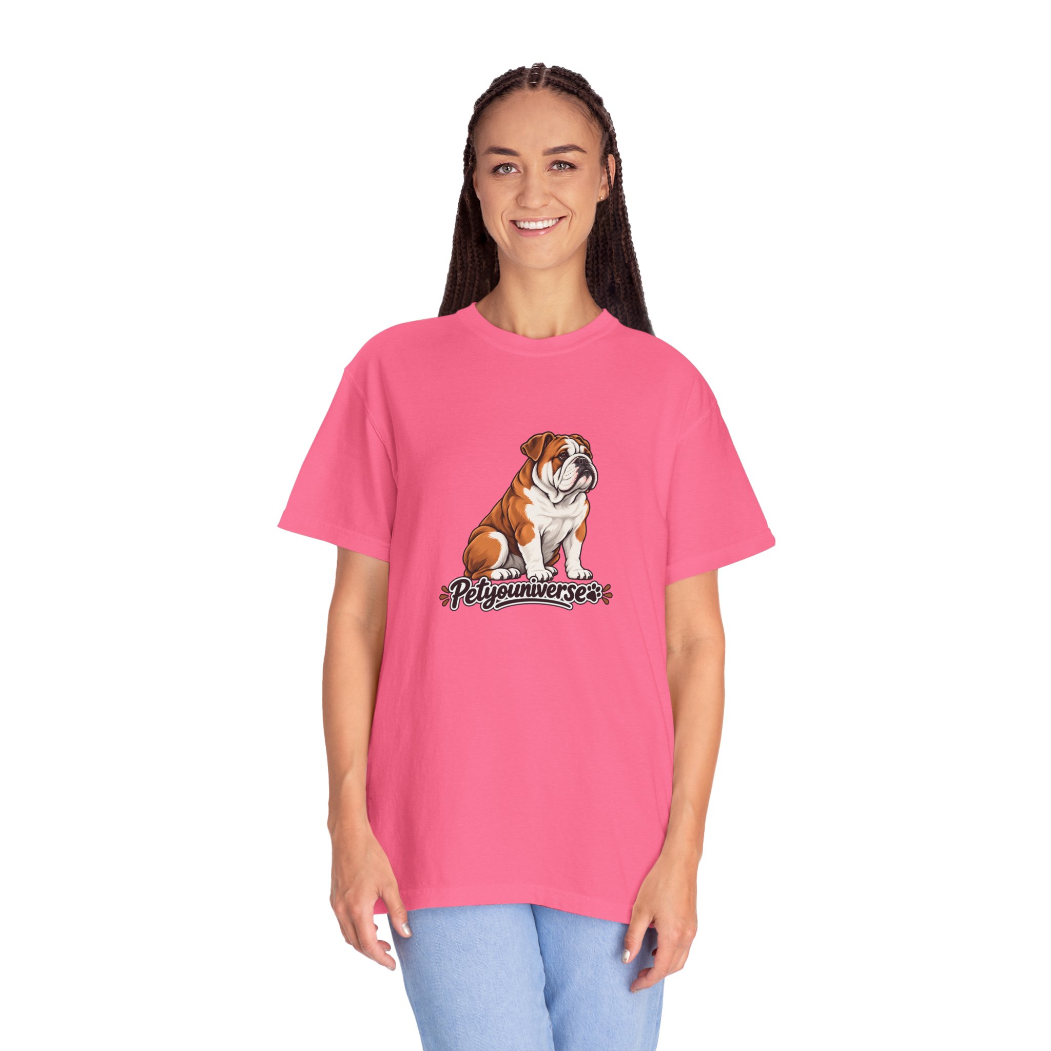 Bulldog Graphic T-Shirt — "PetYoUniverse" Cute Dog Tee for Pet Lovers - Image 122