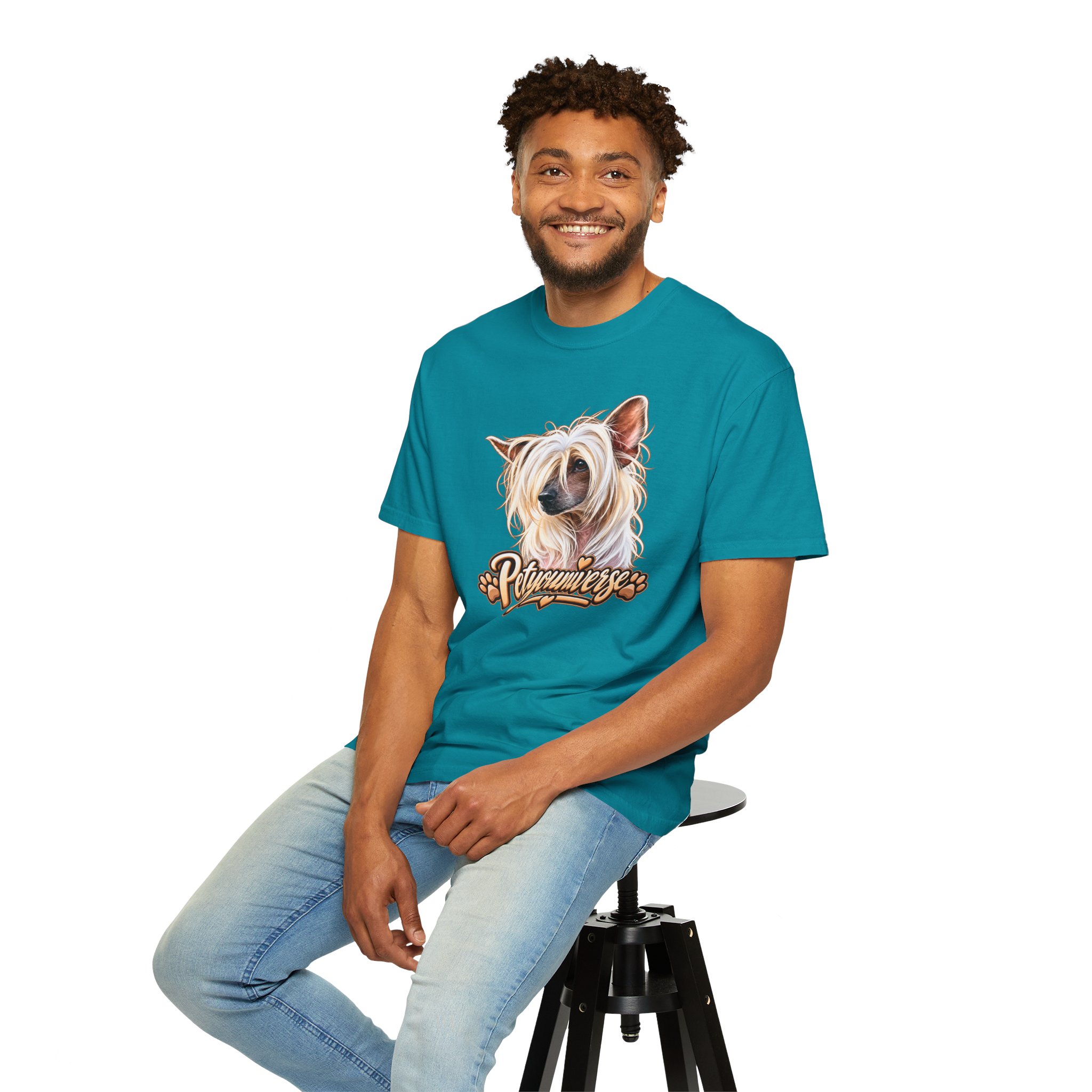 PetYouniverse Chinese Crested Dog T-Shirt — Cute Pet Portrait Tee - Image 107