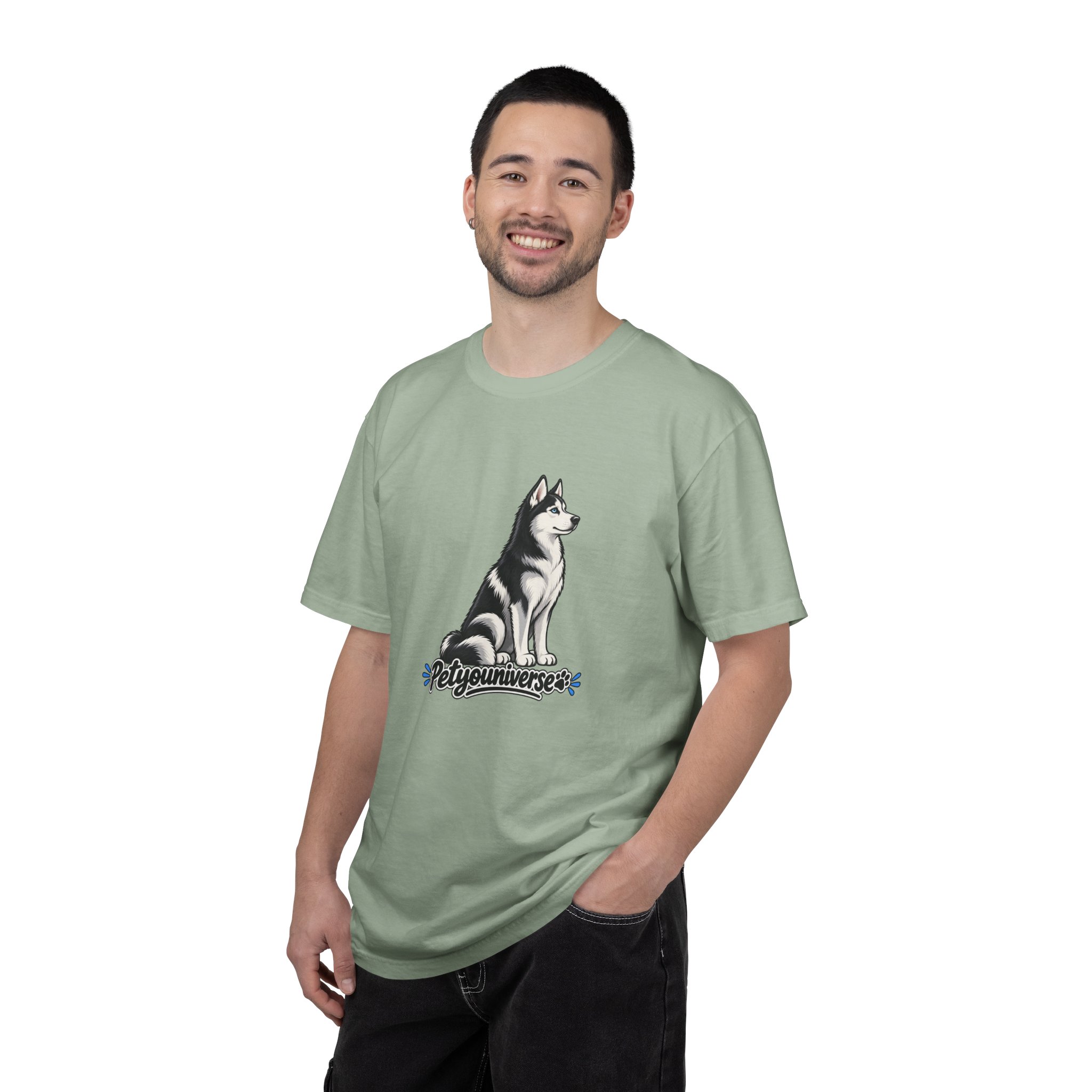 Husky Graphic T-Shirt — 'PetYoUniverse' Retro Dog Tee - Image 76
