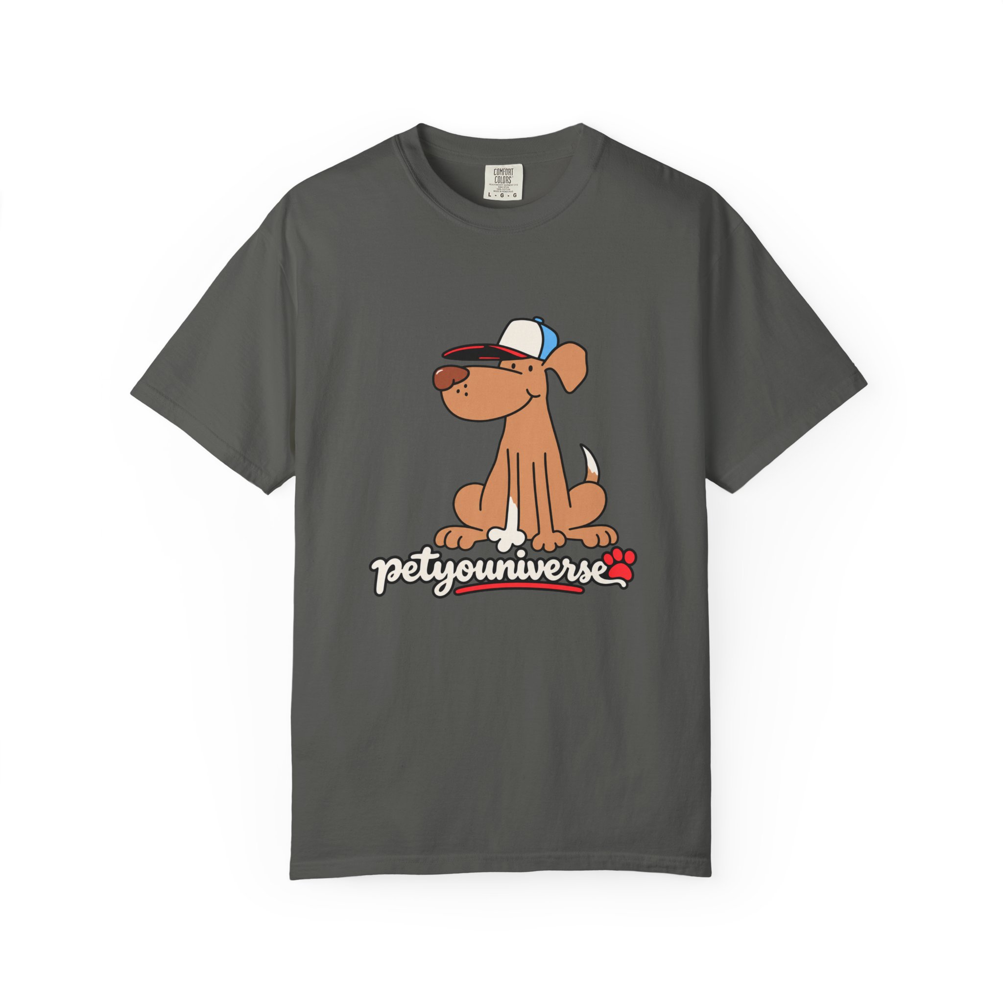 Dog Cartoon Tee — "PetYoUniverse" Puppy Graphic T-Shirt - Image 46