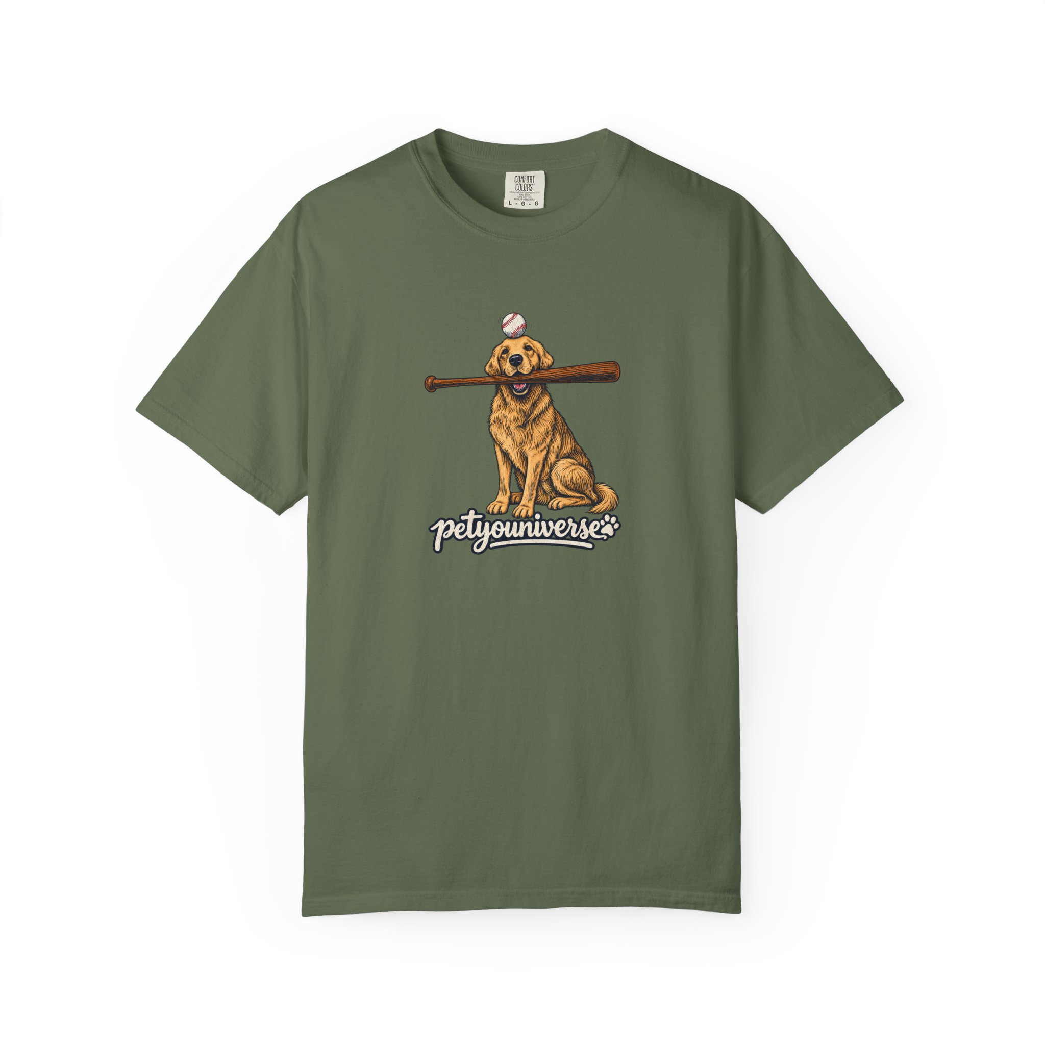 Golden Retriever Baseball Dog T-Shirt — “PetYoUniverse” Vintage Graphic Tee - Image 82