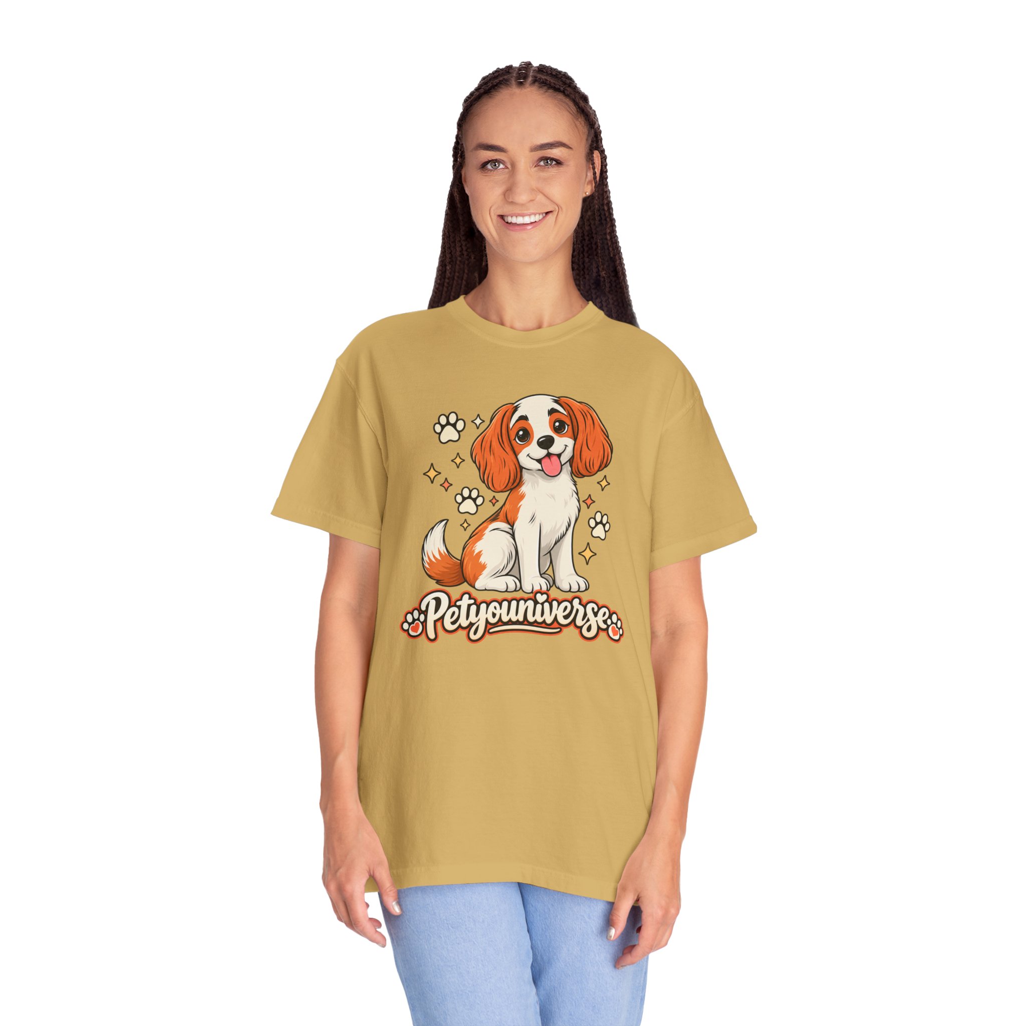 Cavalier King Charles Dog T-Shirt — "PetYoUniverse" Cute Puppy Graphic Tee - Image 23