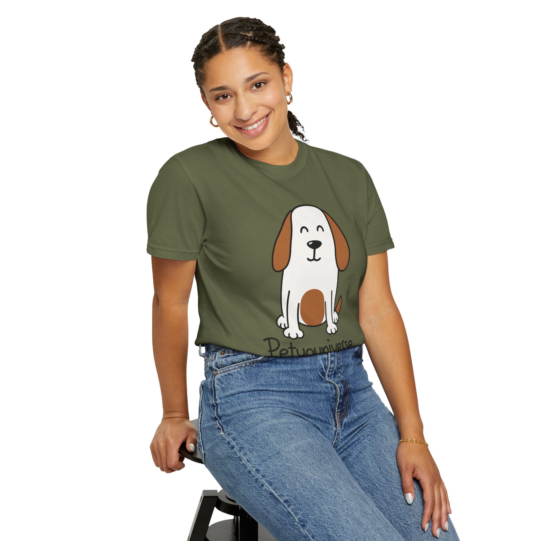 Cute Puppy Graphic T-Shirt — “PetYoUniverse” Dog Lover Tee - Image 51