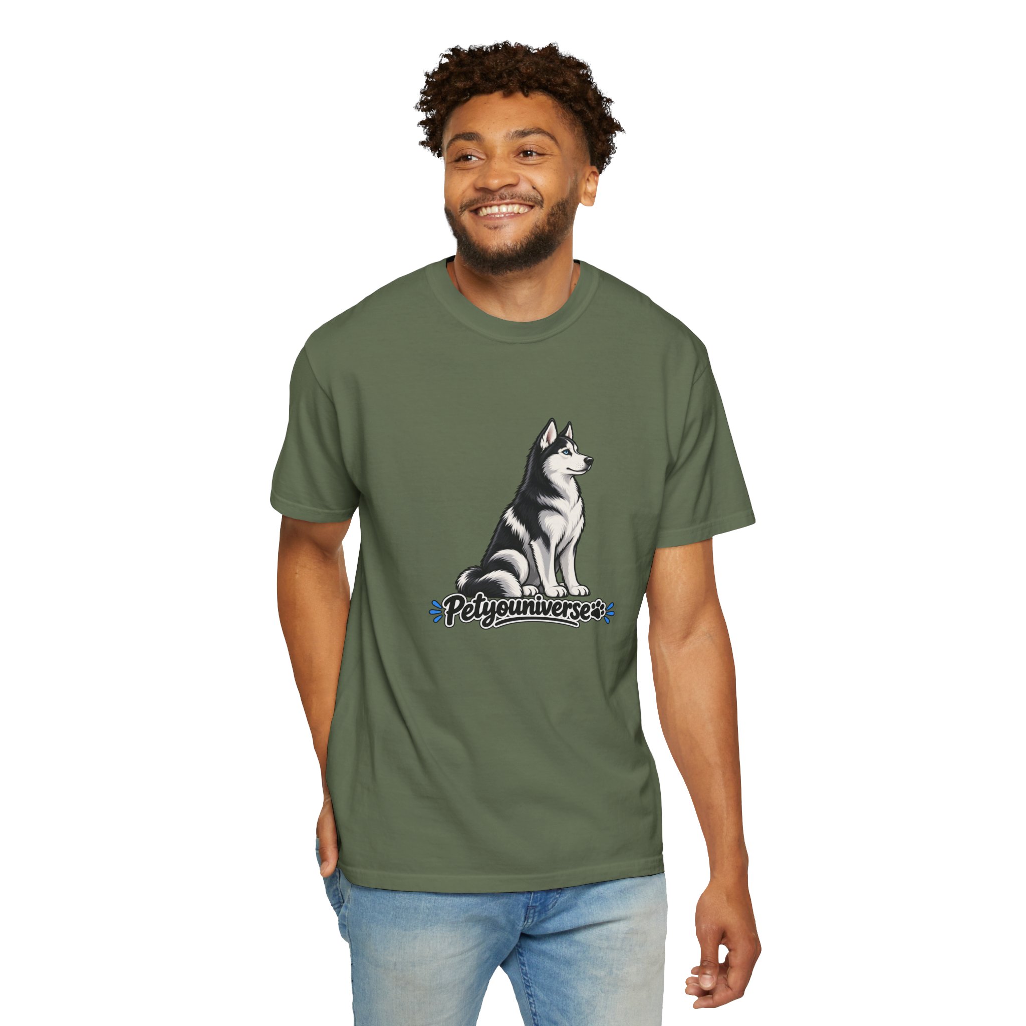 Husky Graphic T-Shirt — 'PetYoUniverse' Retro Dog Tee - Image 61
