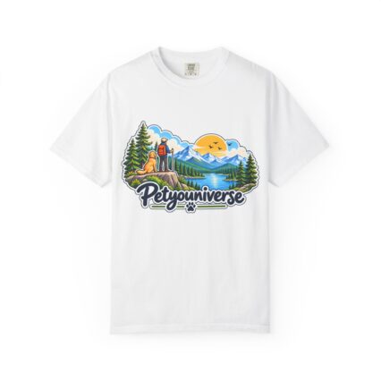 PetYoUniverse Outdoor Adventure T-Shirt — Hiking with Dog Graphic Tee
