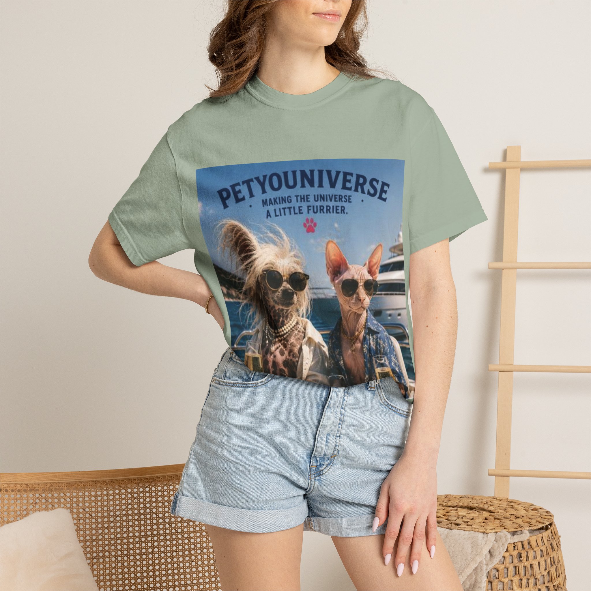 PetYoUniverse T-Shirt — 'Making the Universe a Little Furrier' Retro Dog & Cat Tee - Image 47