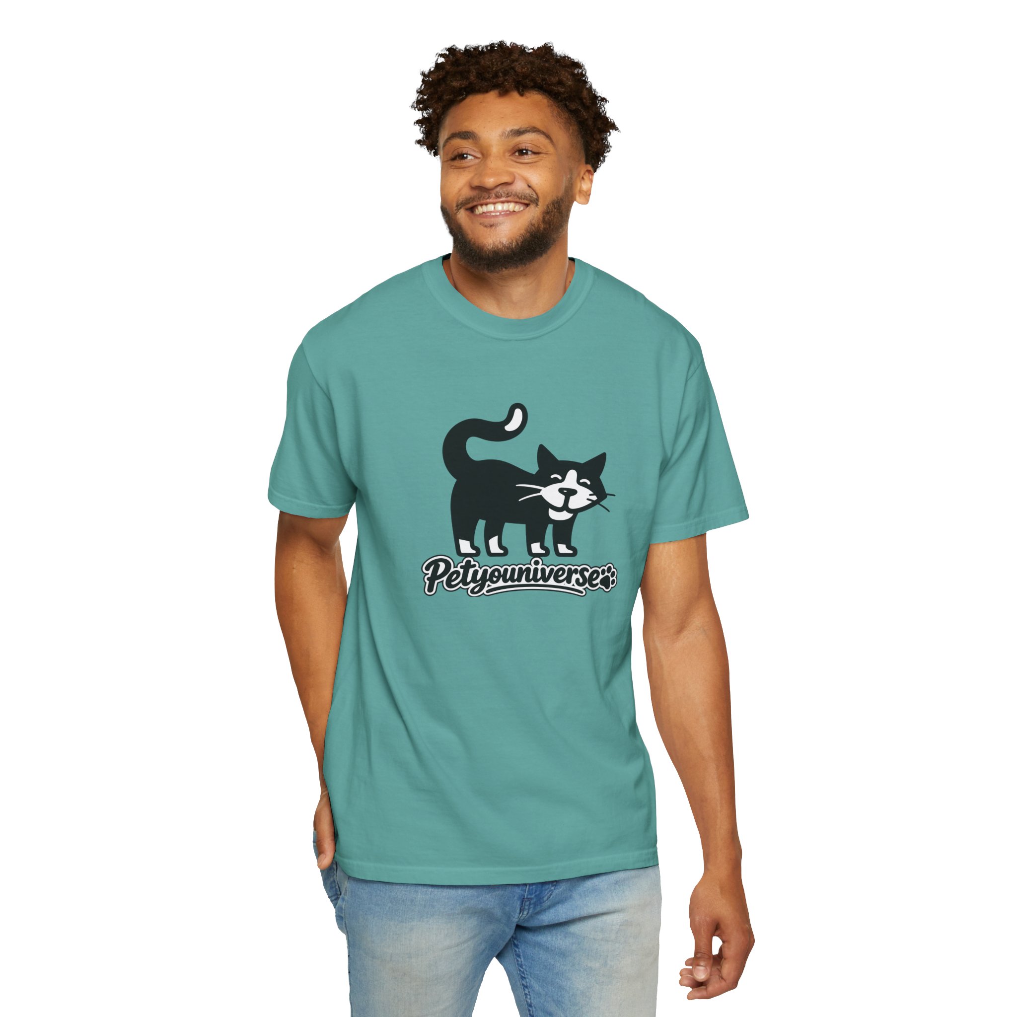 PetYouUniverse Cat Graphic T-Shirt — Vintage Cat Logo Tee - Image 88