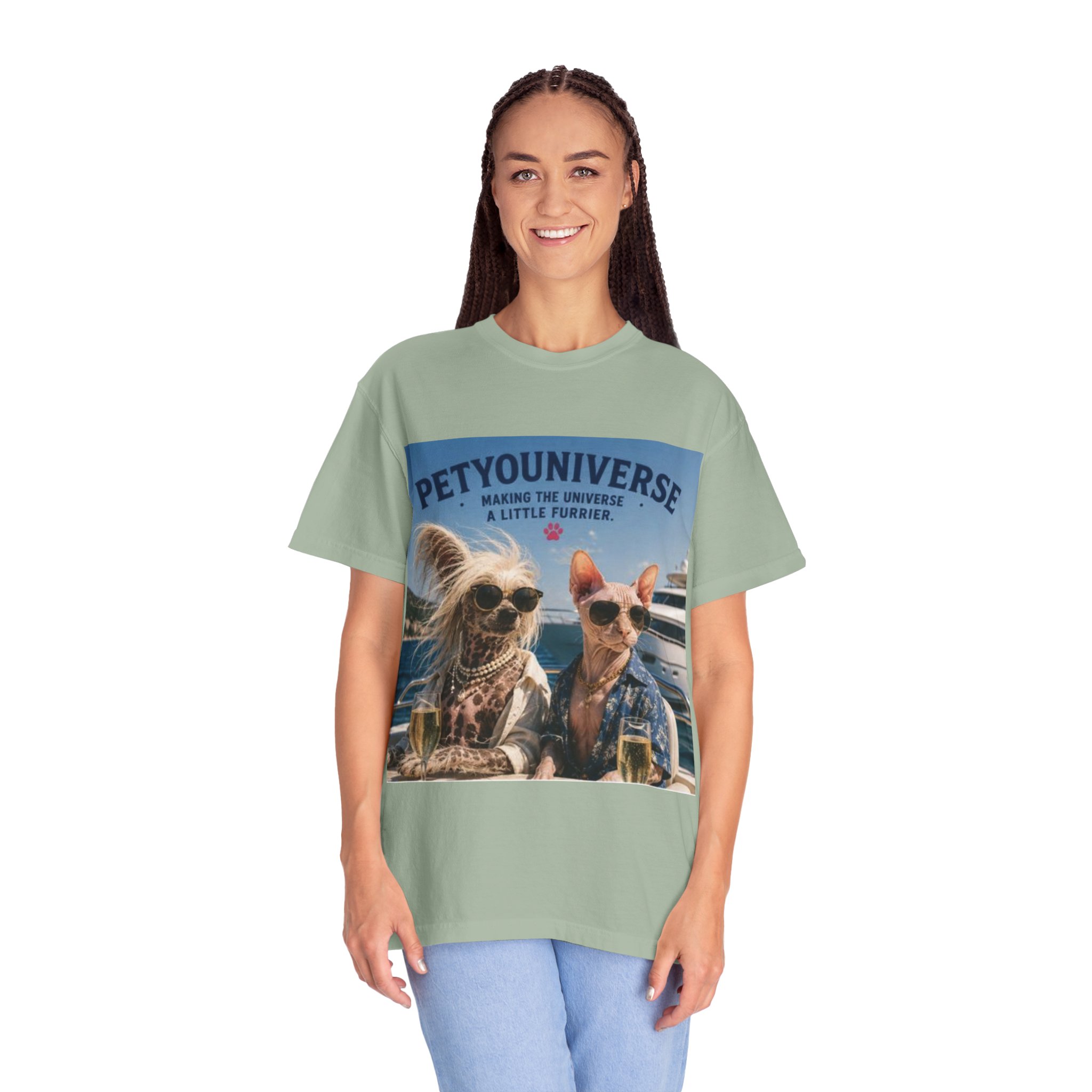 PetYoUniverse T-Shirt — 'Making the Universe a Little Furrier' Retro Dog & Cat Tee - Image 49