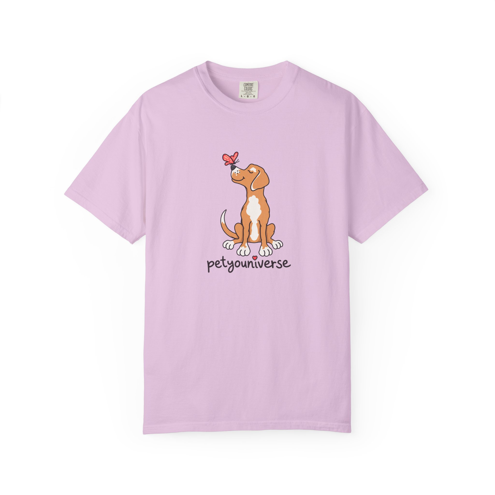 PetYoUniverse Cute Dog & Butterfly T‑Shirt - Image 82