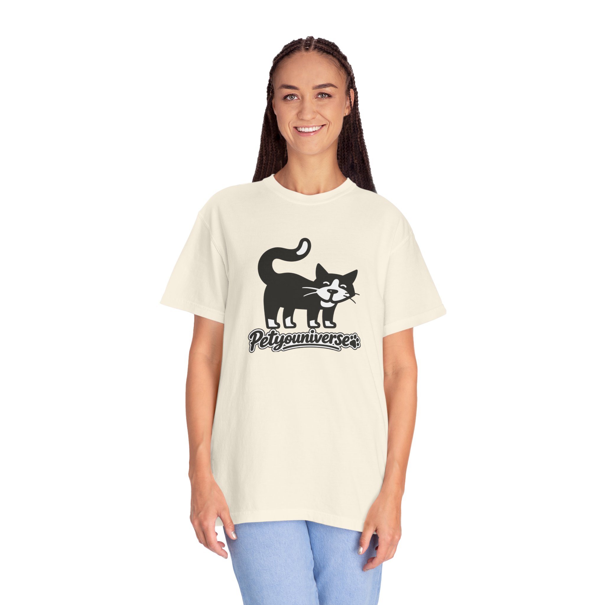 PetYouUniverse Cat Graphic T-Shirt — Vintage Cat Logo Tee - Image 5
