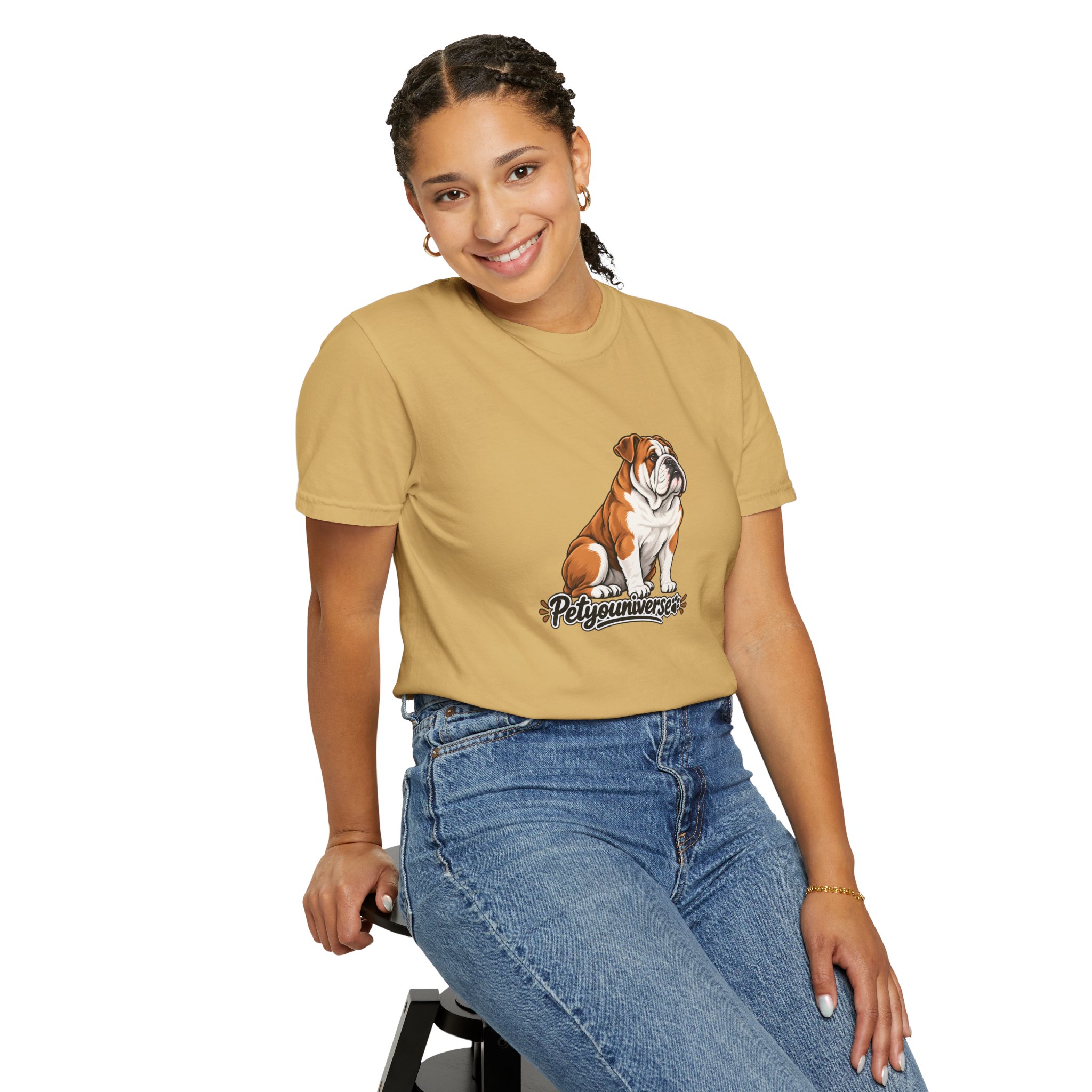 Bulldog Graphic T-Shirt — "PetYoUniverse" Cute Dog Tee for Pet Lovers - Image 33