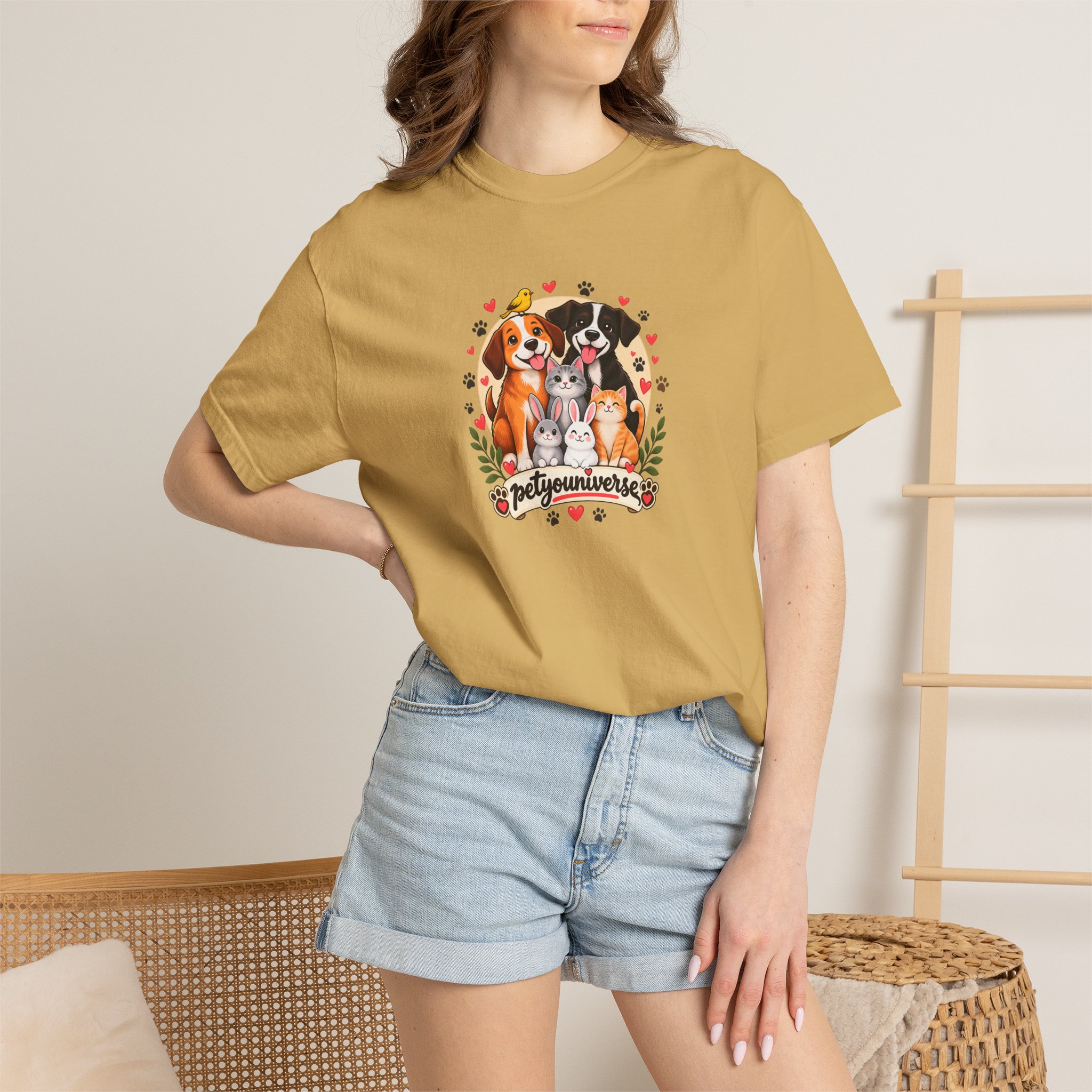 Dog Mom & Dad T-Shirt — 'Pet Parents' Cute Puppy Portrait Tee - Image 20