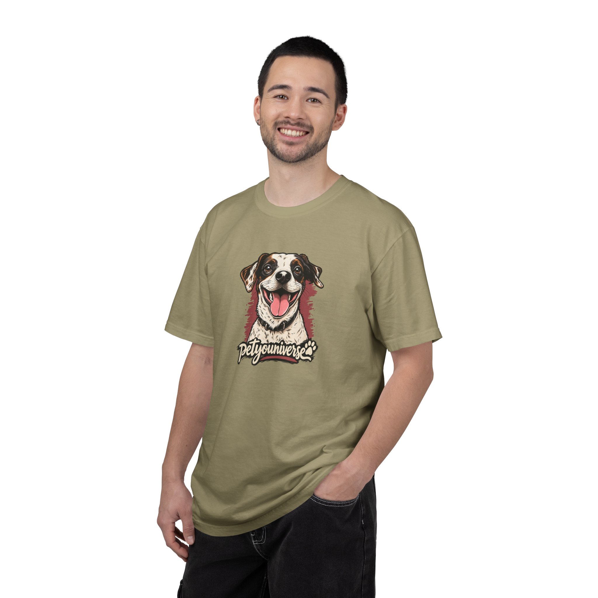 Dog Lover T-Shirt — Smiling Pup "Petyouniverse" Graphic Tee - Image 20